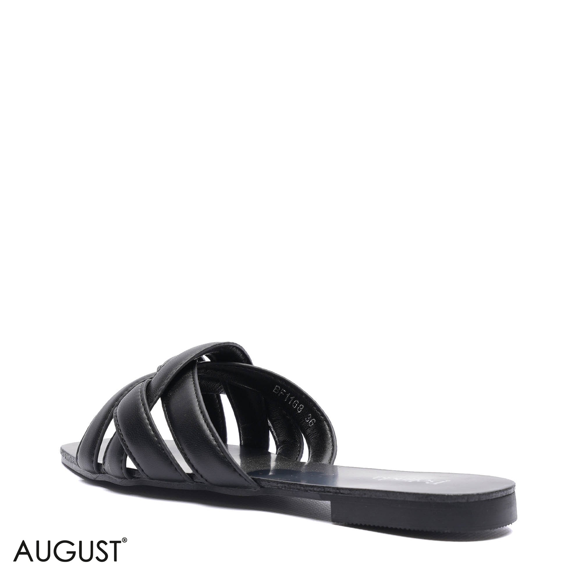 INTERWOVEN STRAP CASUAL FLAT SLIDERS
