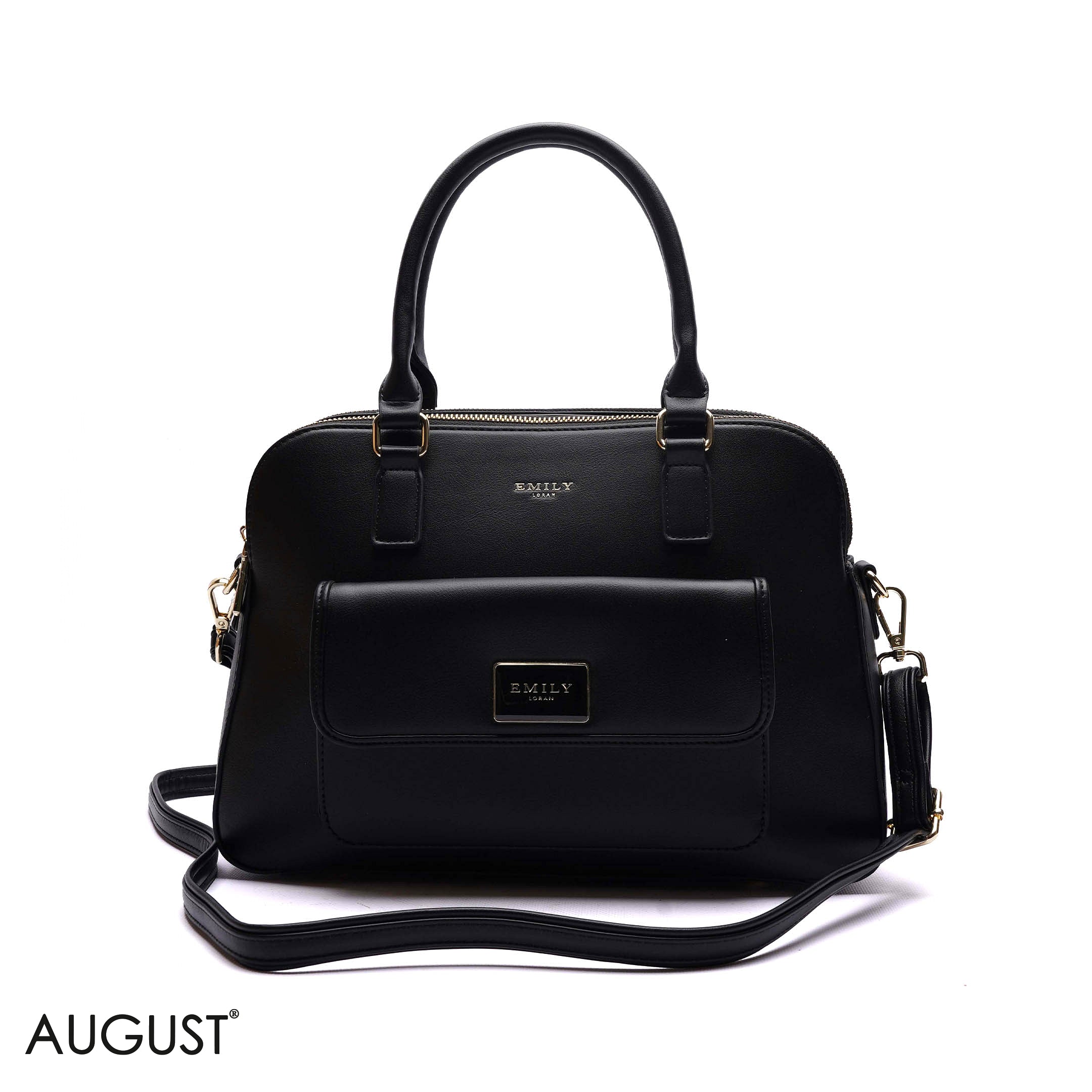 DOME FRONT-POCKET HANDBAG - LARGE