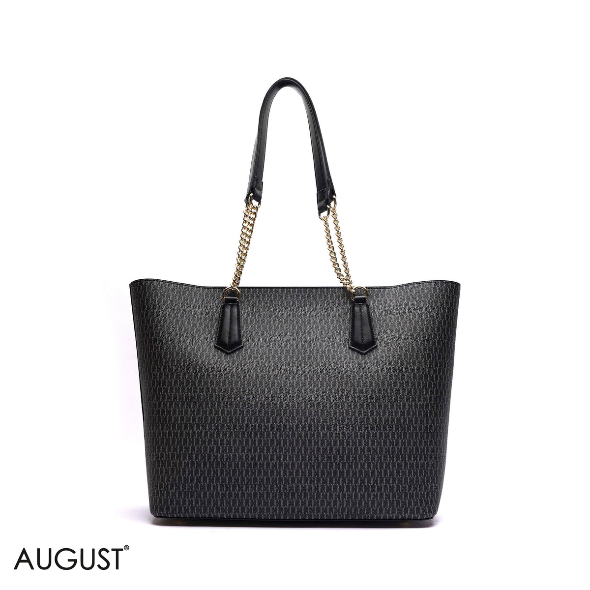 MONOGRAM SHOULDER BAG WITH PRINTED POUCH
