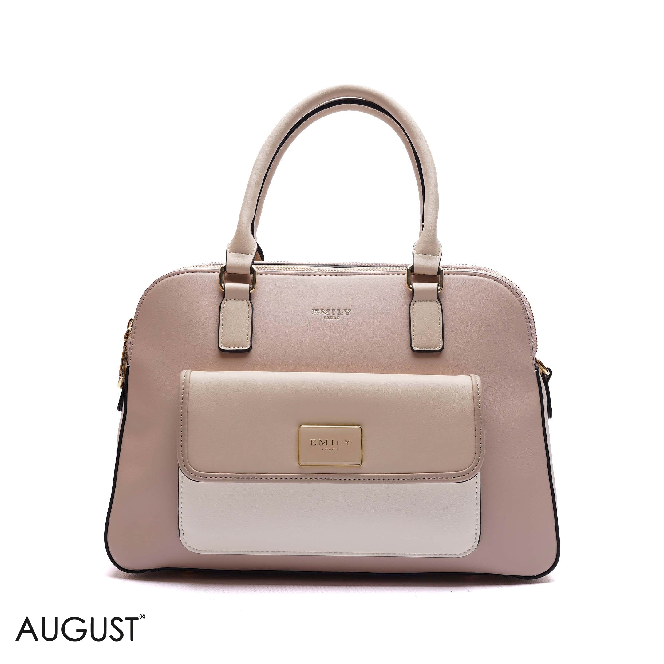DOME FRONT-POCKET HANDBAG - LARGE