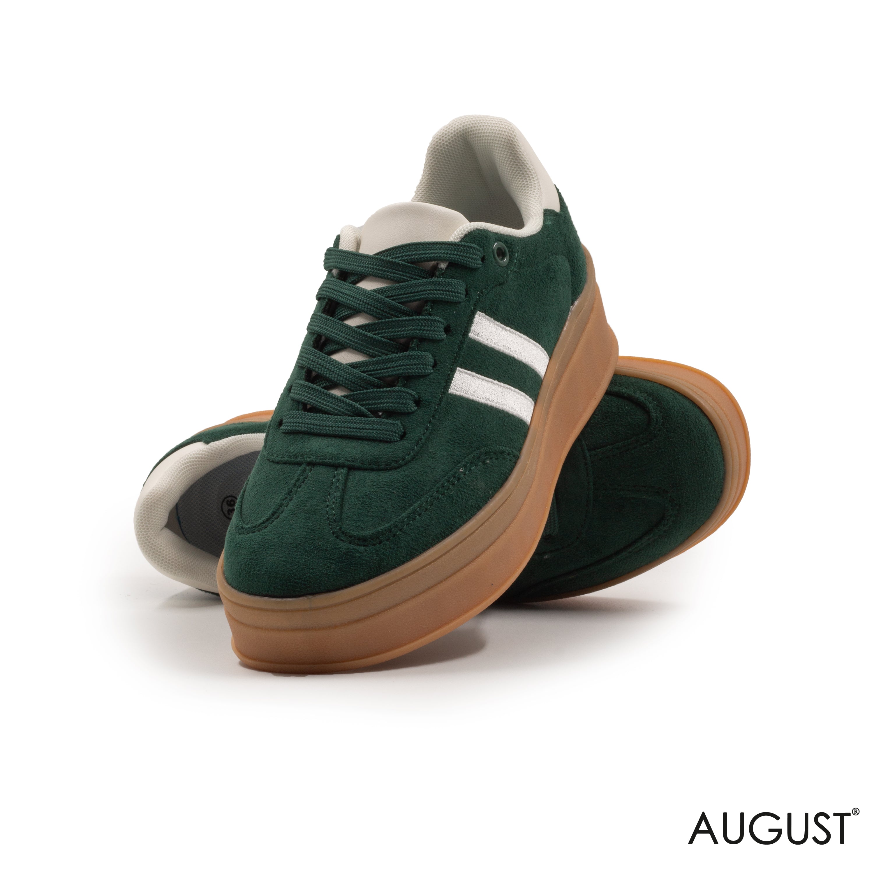 MODREN SUEDE SPORTY STRIPE, PLATFORM SNEAKERS