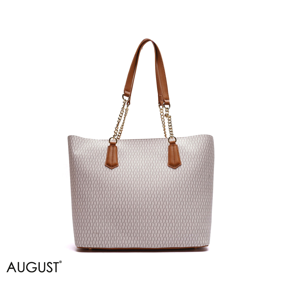 MONOGRAM SHOULDER BAG WITH PRINTED POUCH