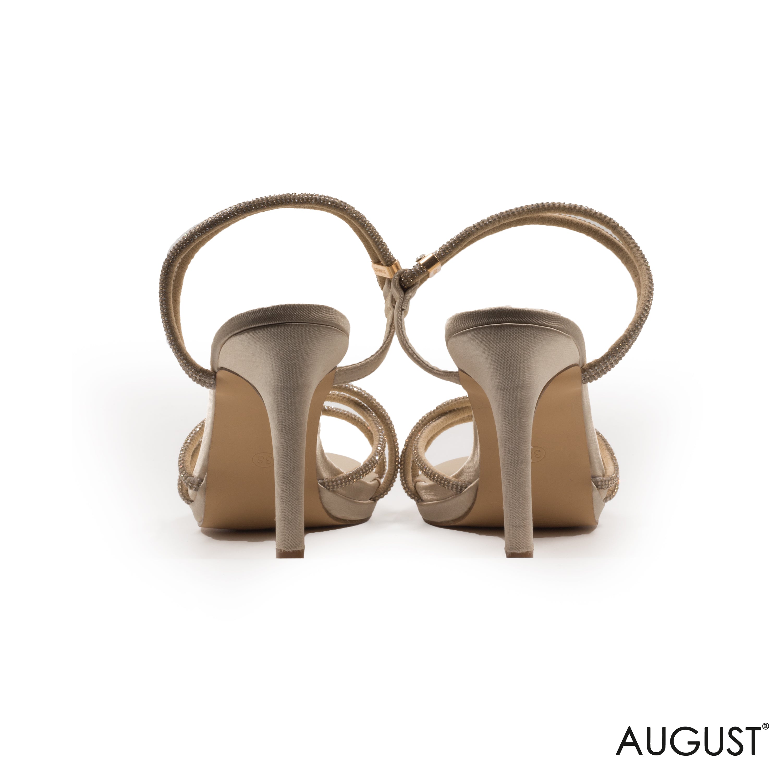 SLINGBACK SANDAL WITH SHINY STRAPS