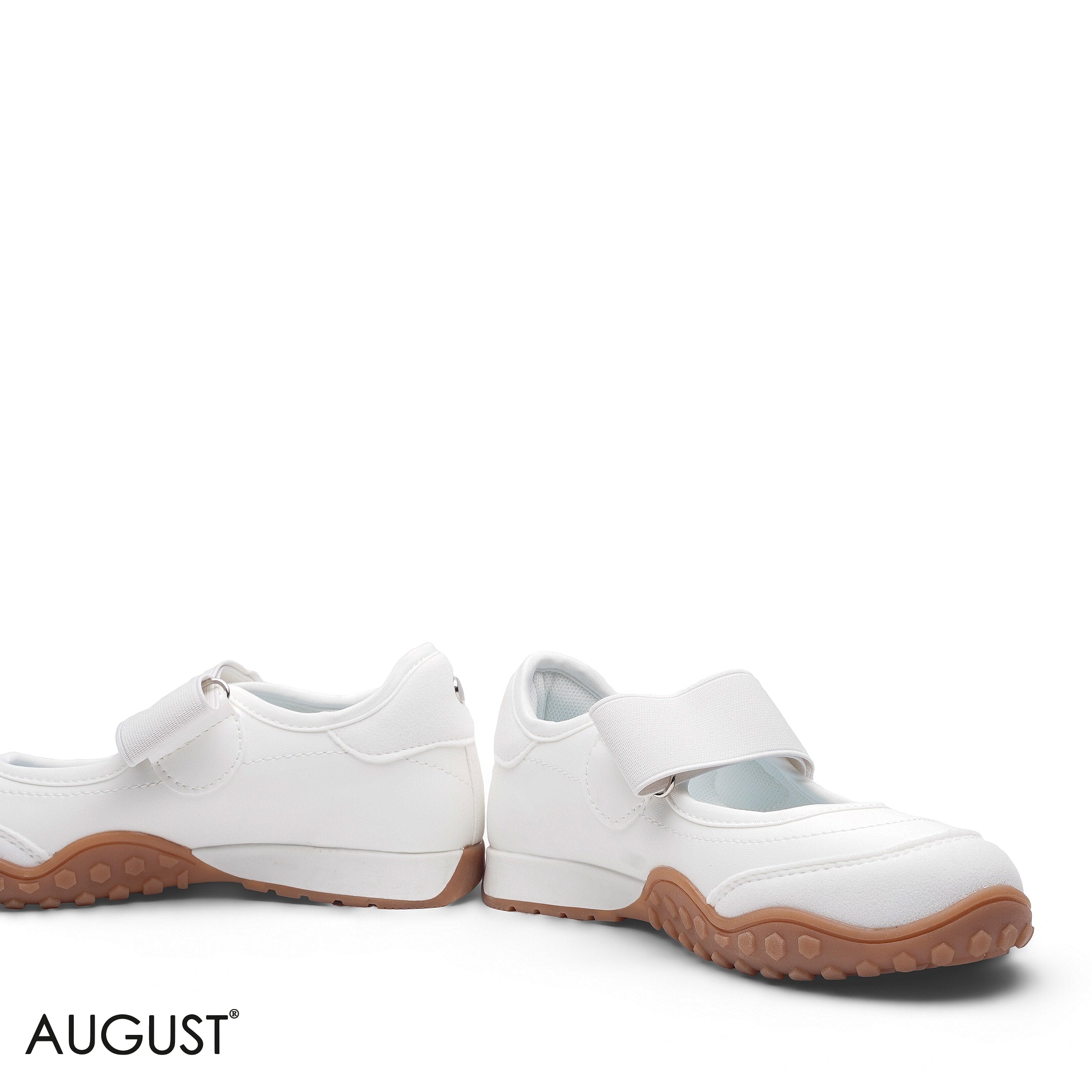 ELEGANT WHITE CLASSIC TRAINER SNEAKER