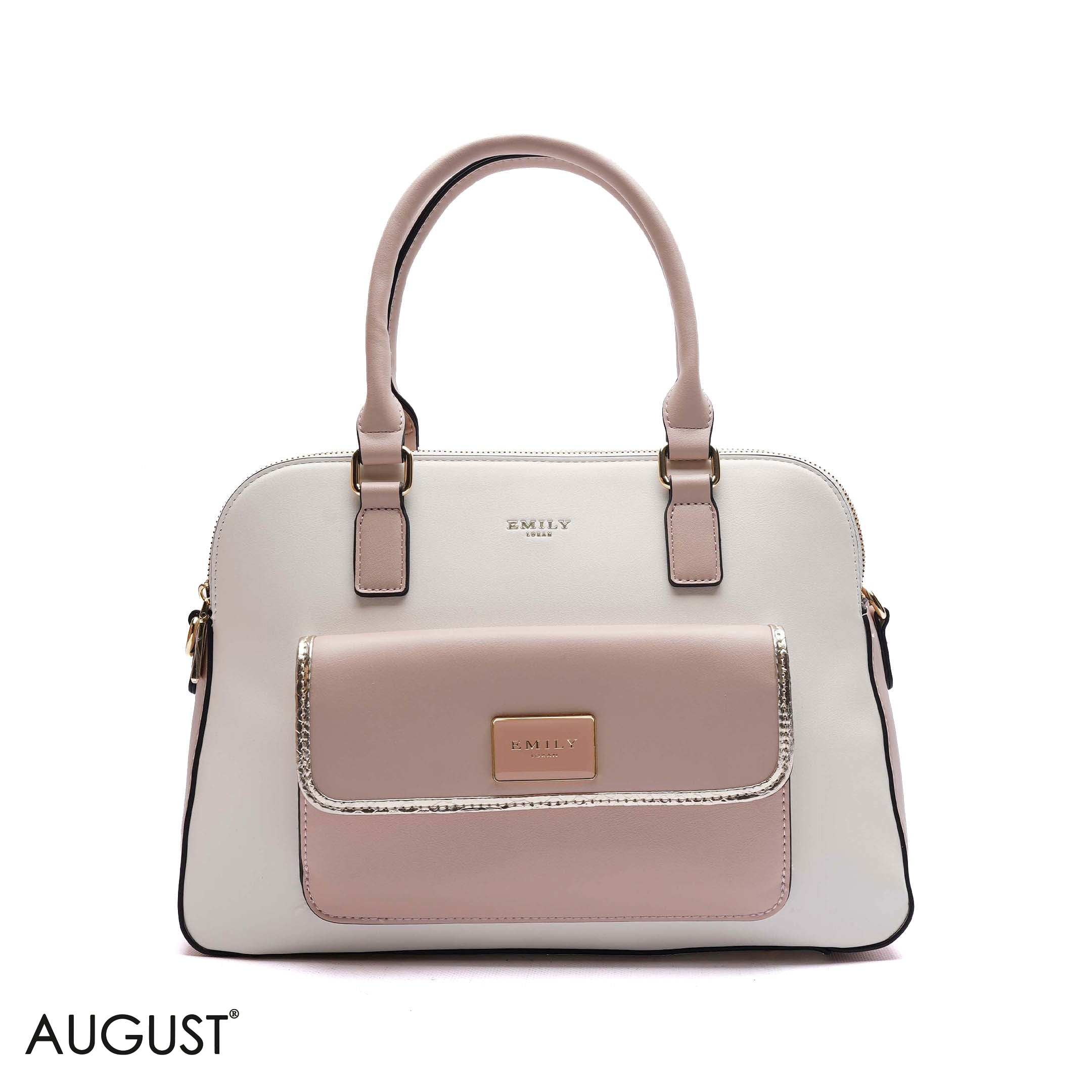 DOME FRONT-POCKET HANDBAG - LARGE