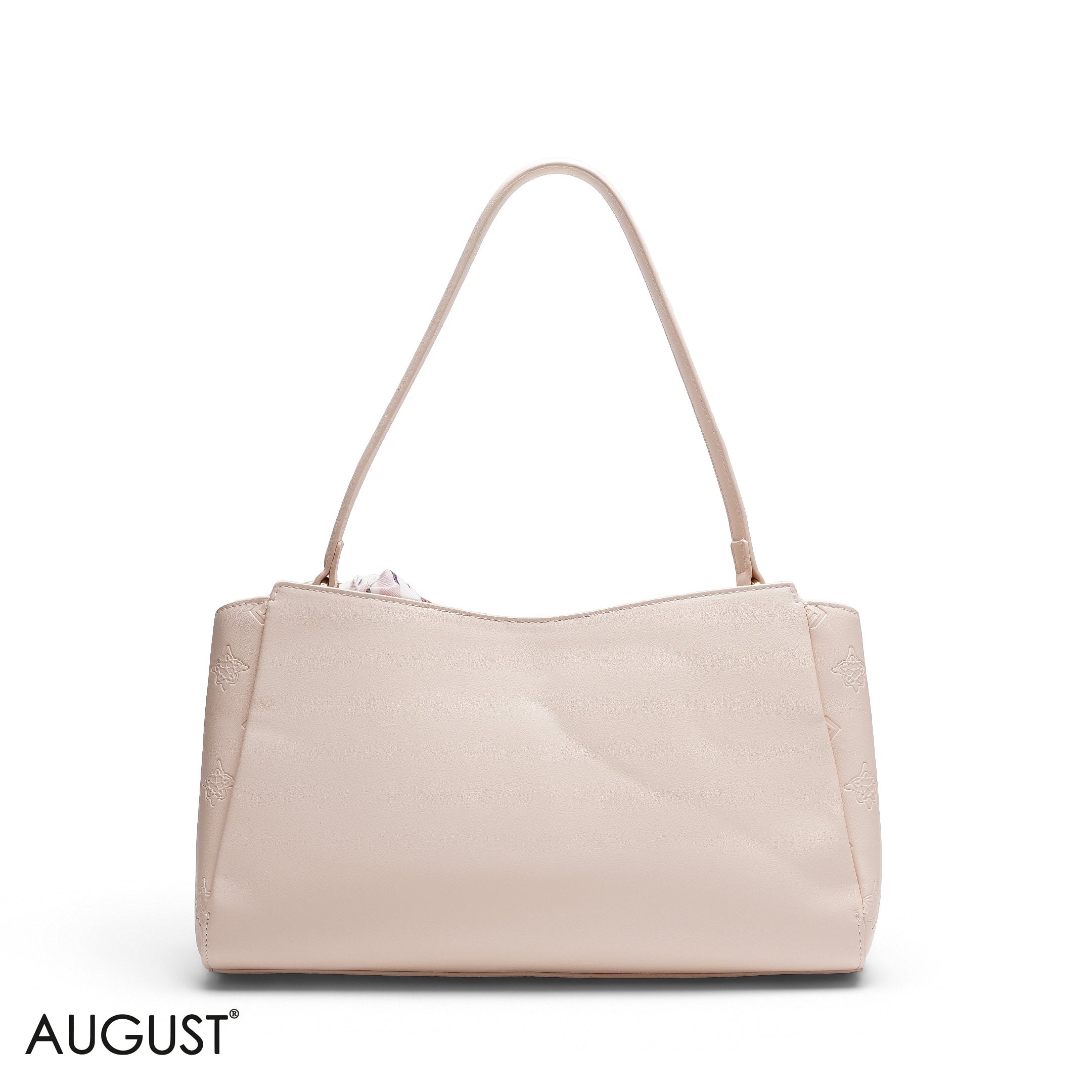 SHOULDER BAG WITH SCARF AND COIN PURSE