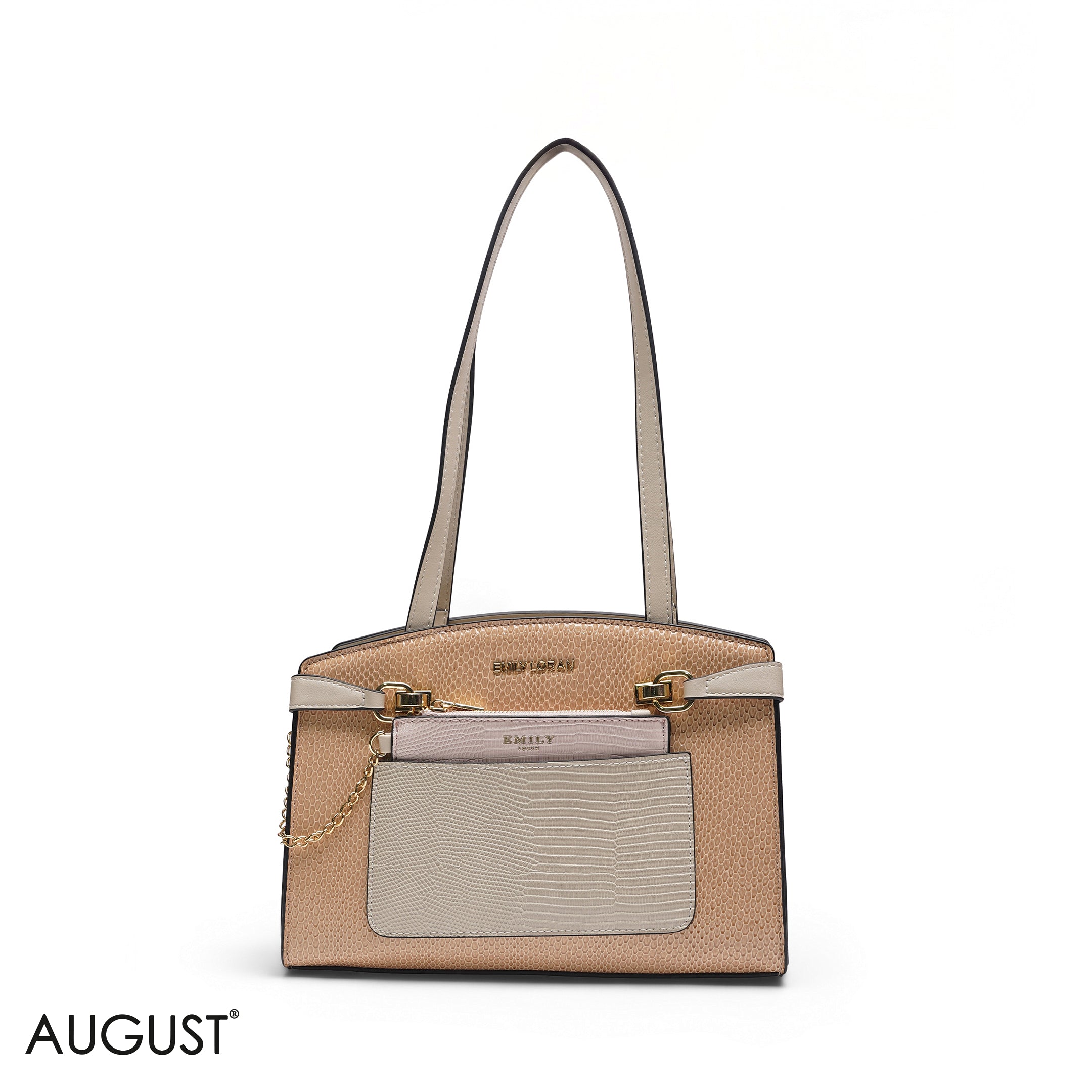 SPECIAL DESIGN EMILY LORAN BEIGE FAUX LEATHER