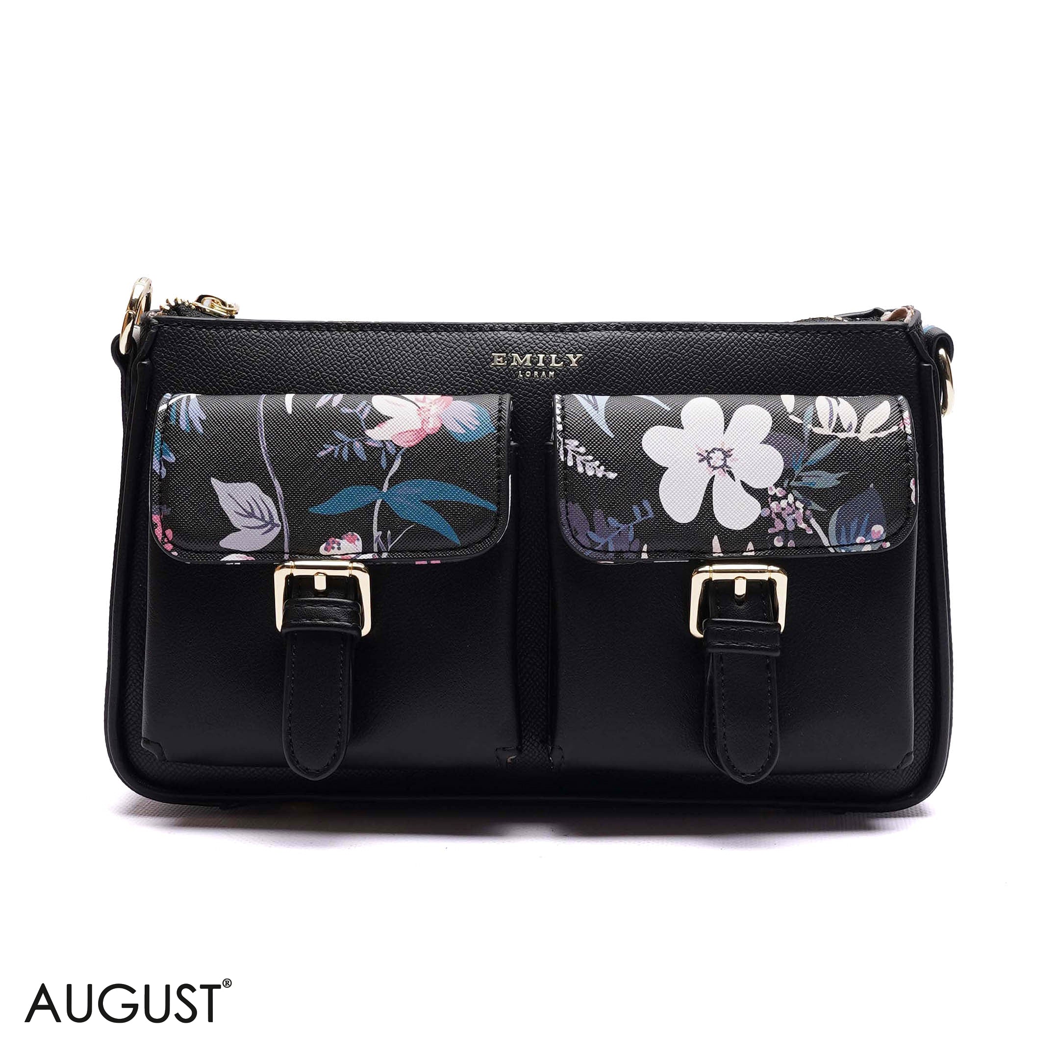 ELEGANT DUAL-POCKET CROSSBODY BAG