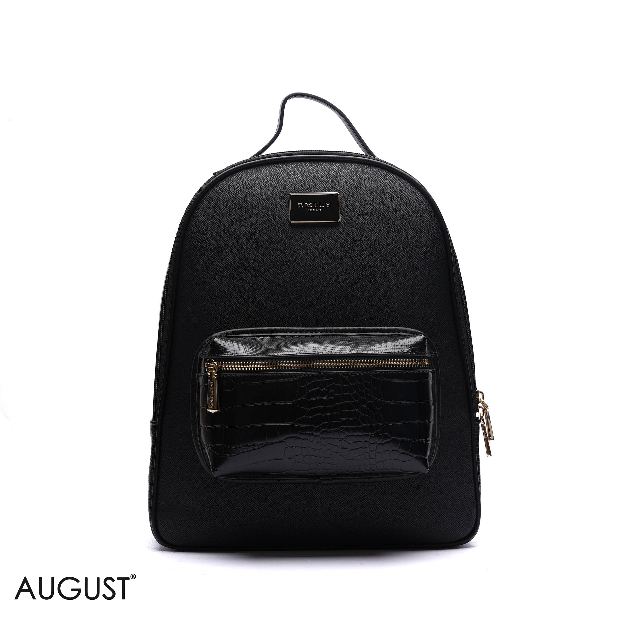 BACKPACK WITH DETACHABLE FRONT POUCH