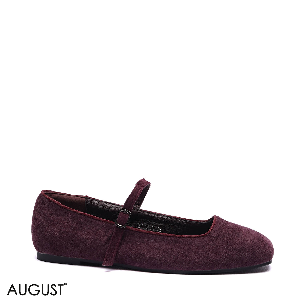 VELVET MARY JANE BALLET FLATS