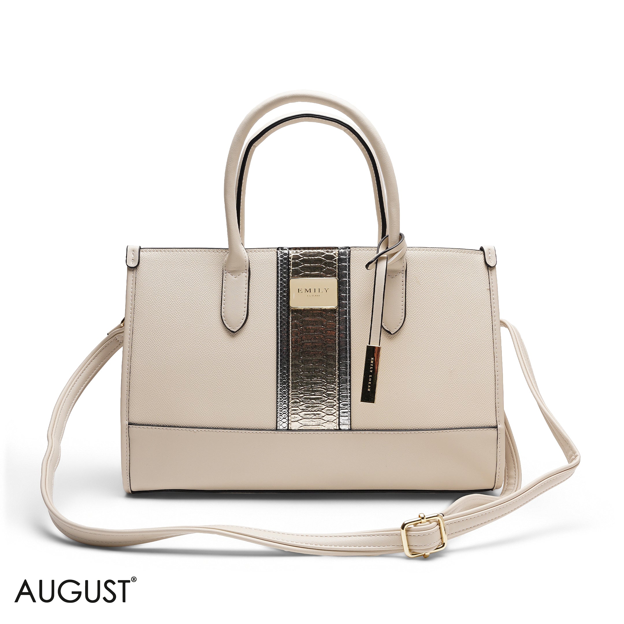 STRUCTURED TEXTURED PANEL
TOP HANDLE BAG