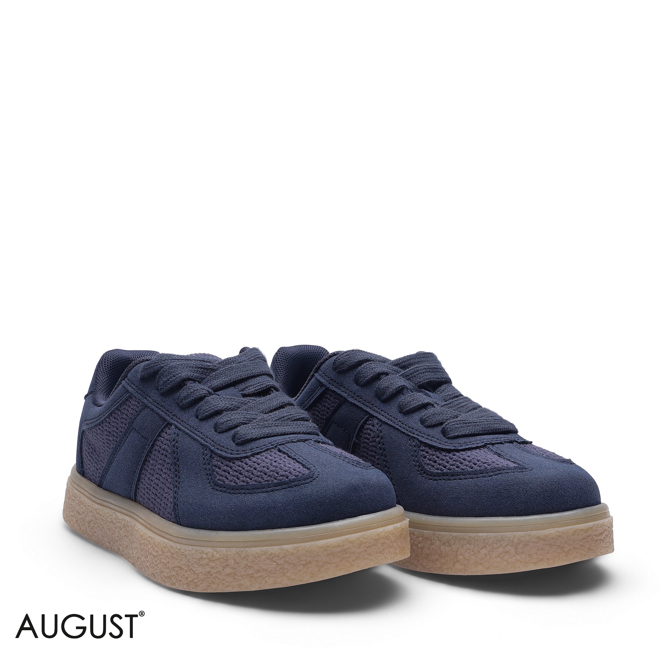 ELEGANT NAVY BLUE SUEDE CLASSIC SNEAKER