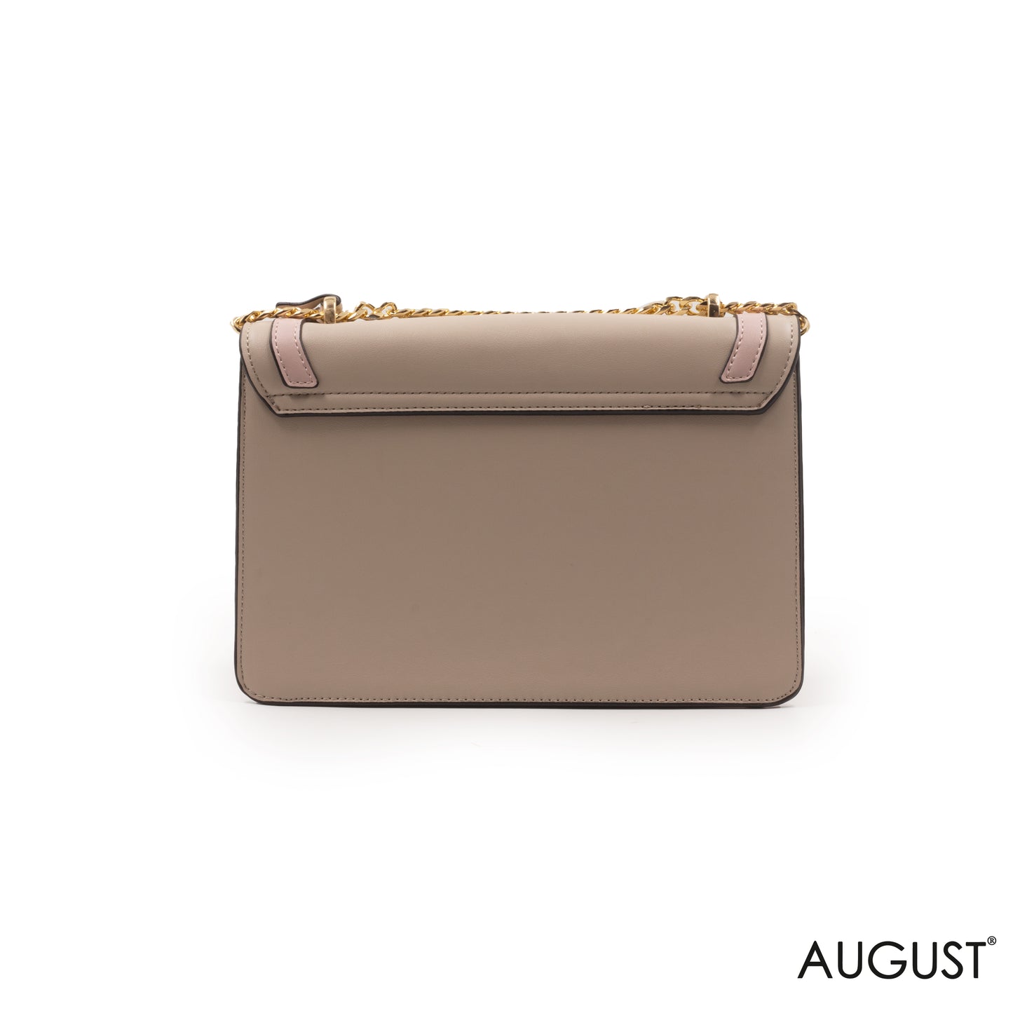 MIXED COLOR CROSSBODY BAG WITH FLAP DETAILS-MED
