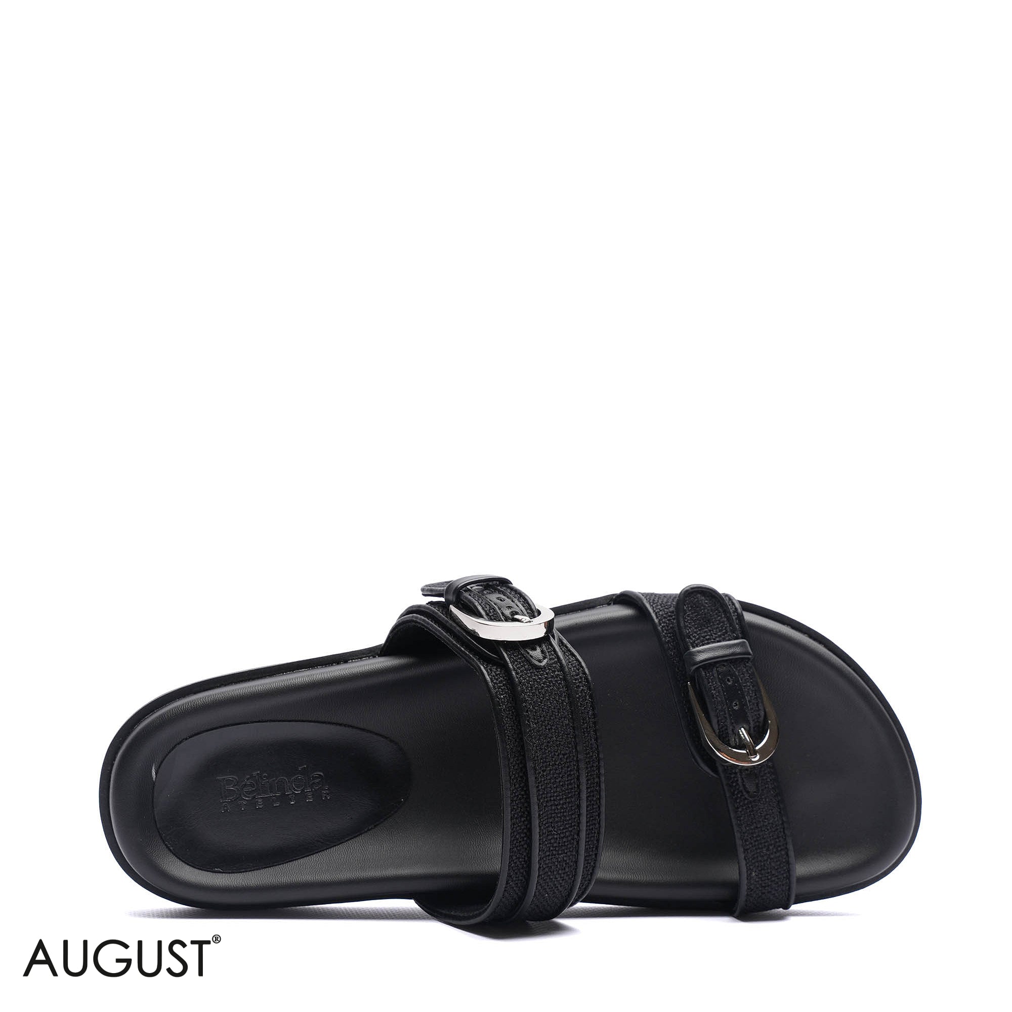 MESH DUAL STRAP BUCKLE SLIDERS