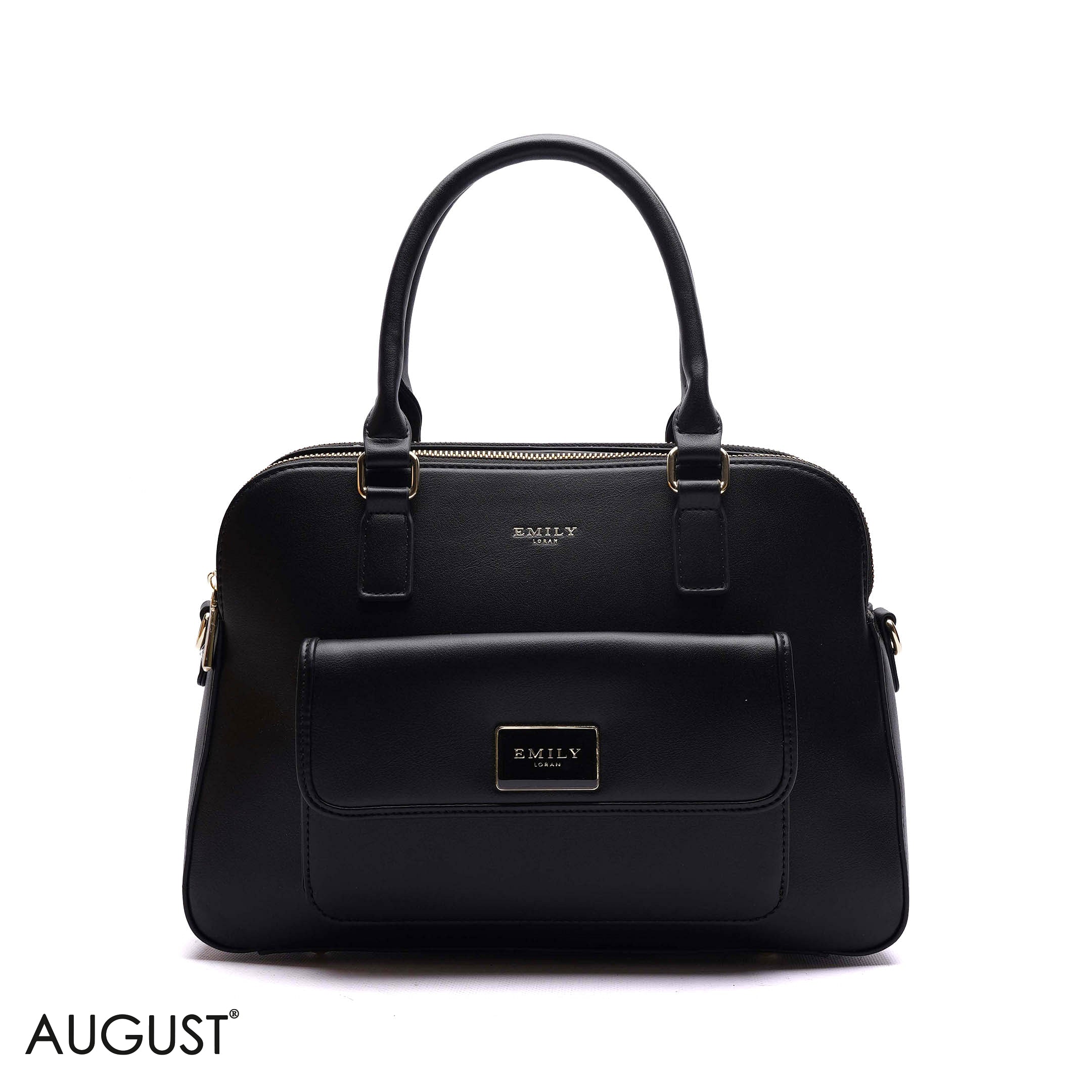 DOME FRONT-POCKET HANDBAG - LARGE