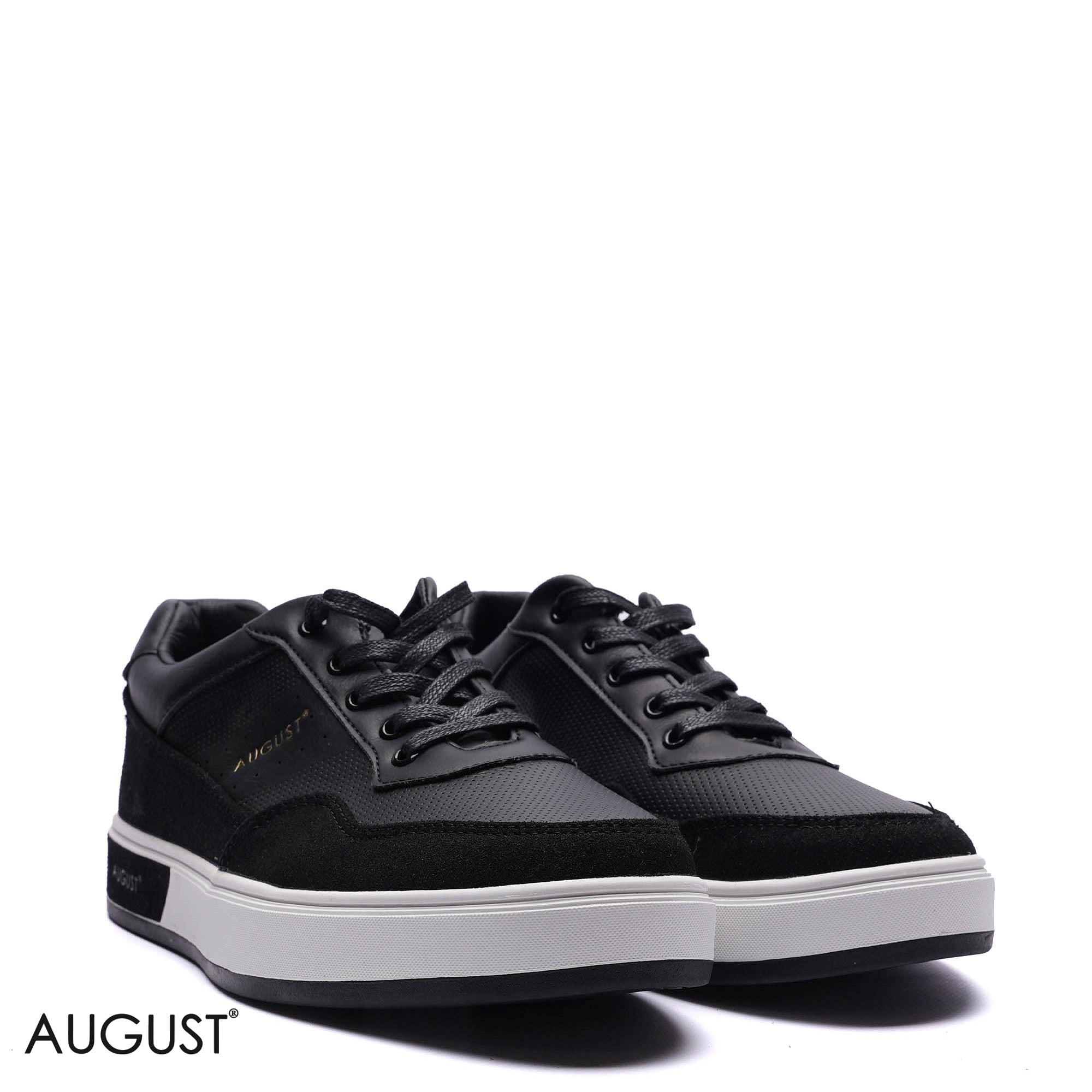 Premium Leather & Suede Mixed Sneakers