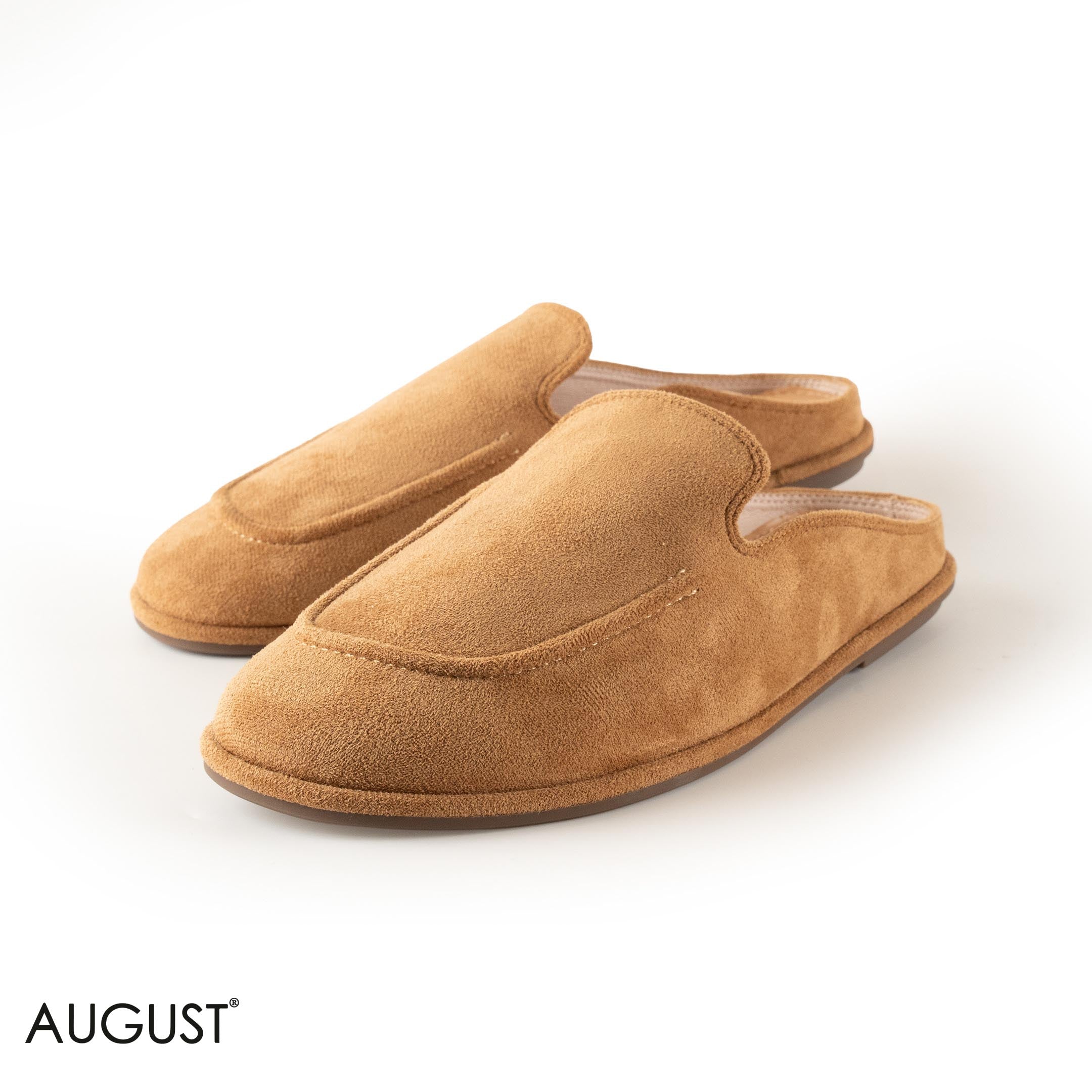 CAMEL SUEDE LEATHER WITH THIN SLIPPERS