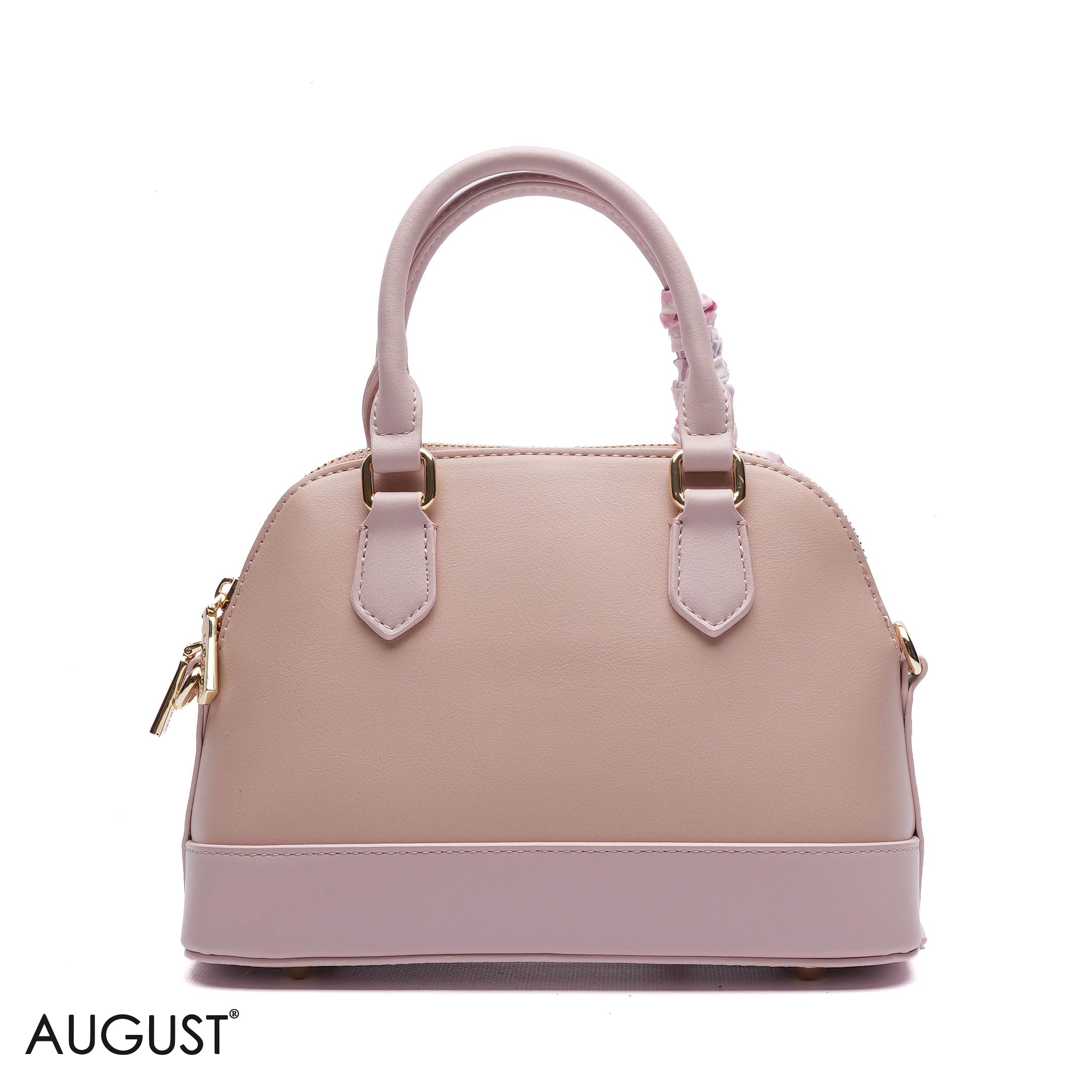 FLORAL DOME HANDBAG WITH SCARF