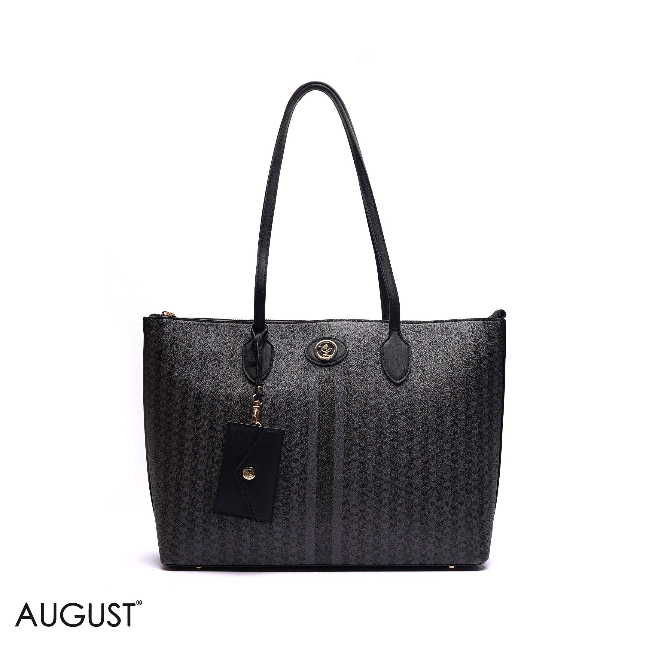 MONOGRAM TOTE BAG WITH MINI POUCH