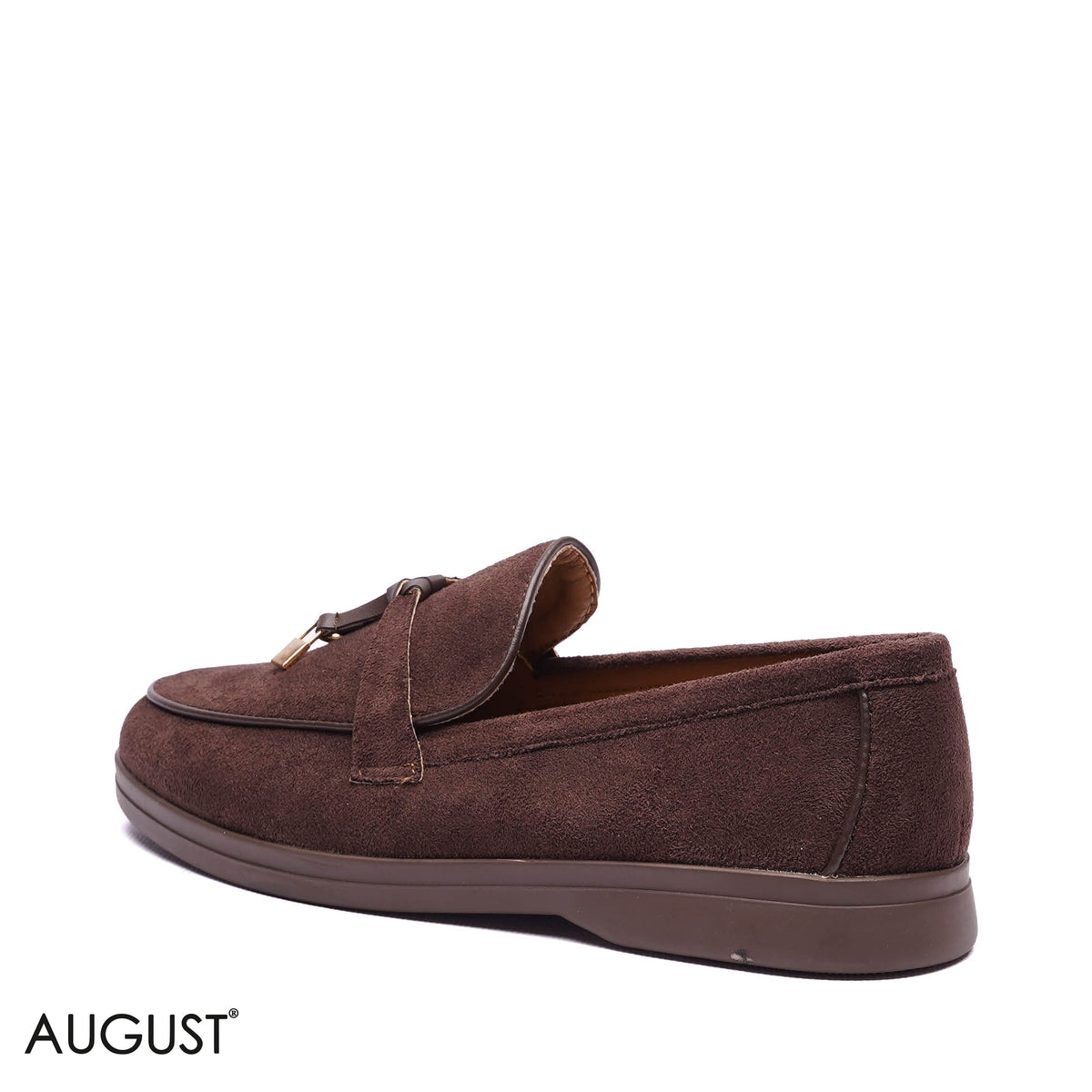 TASSELED SUEDE LOAFERS