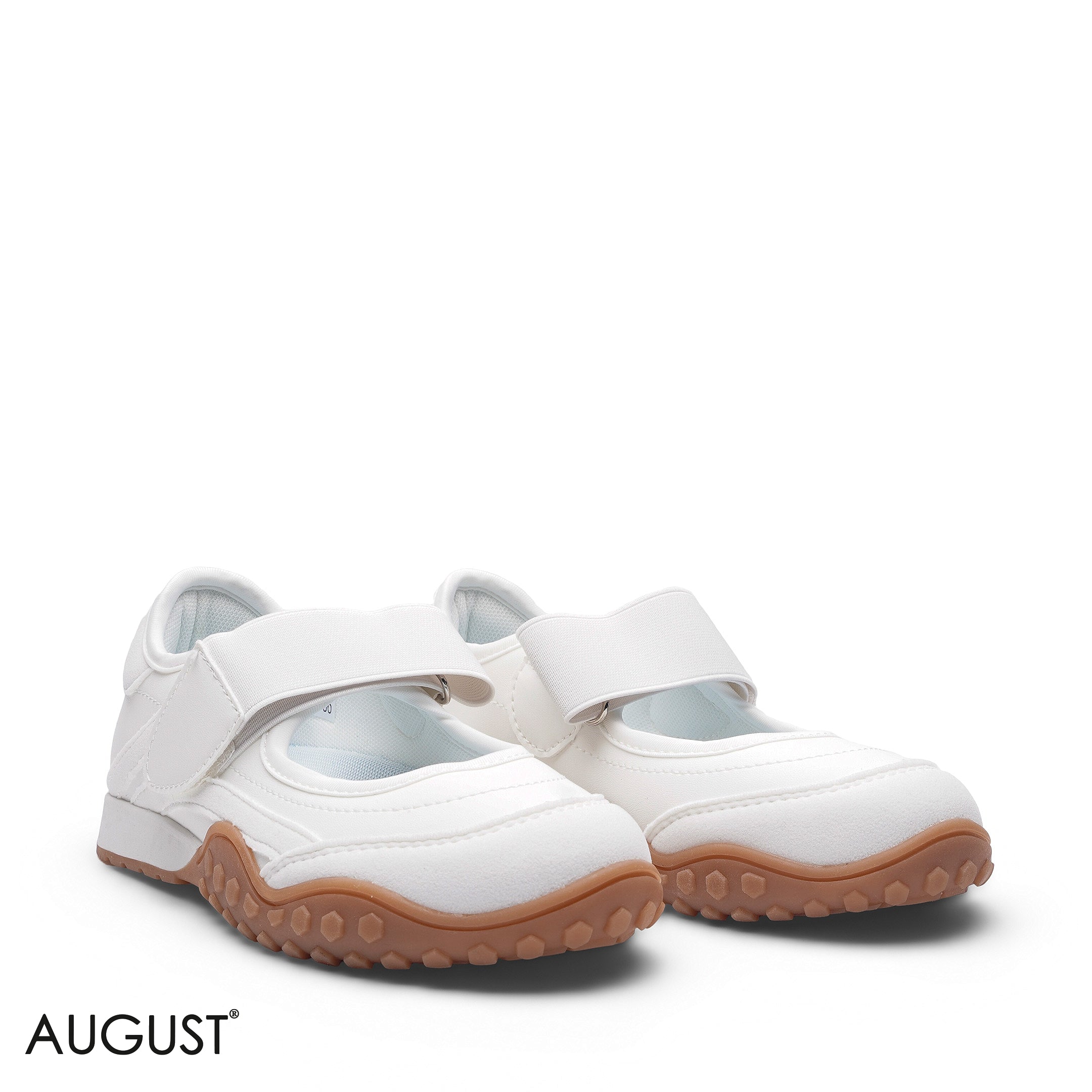 ELEGANT WHITE CLASSIC TRAINER SNEAKER