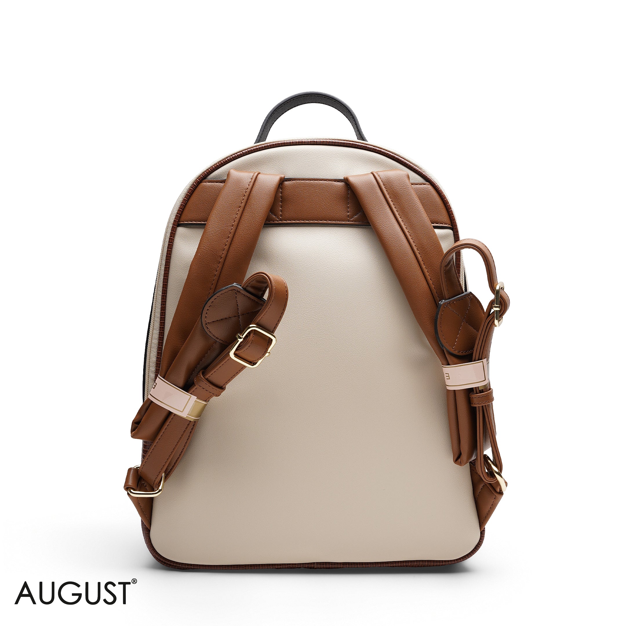 EMBOSSED PANELLED BACKPACK