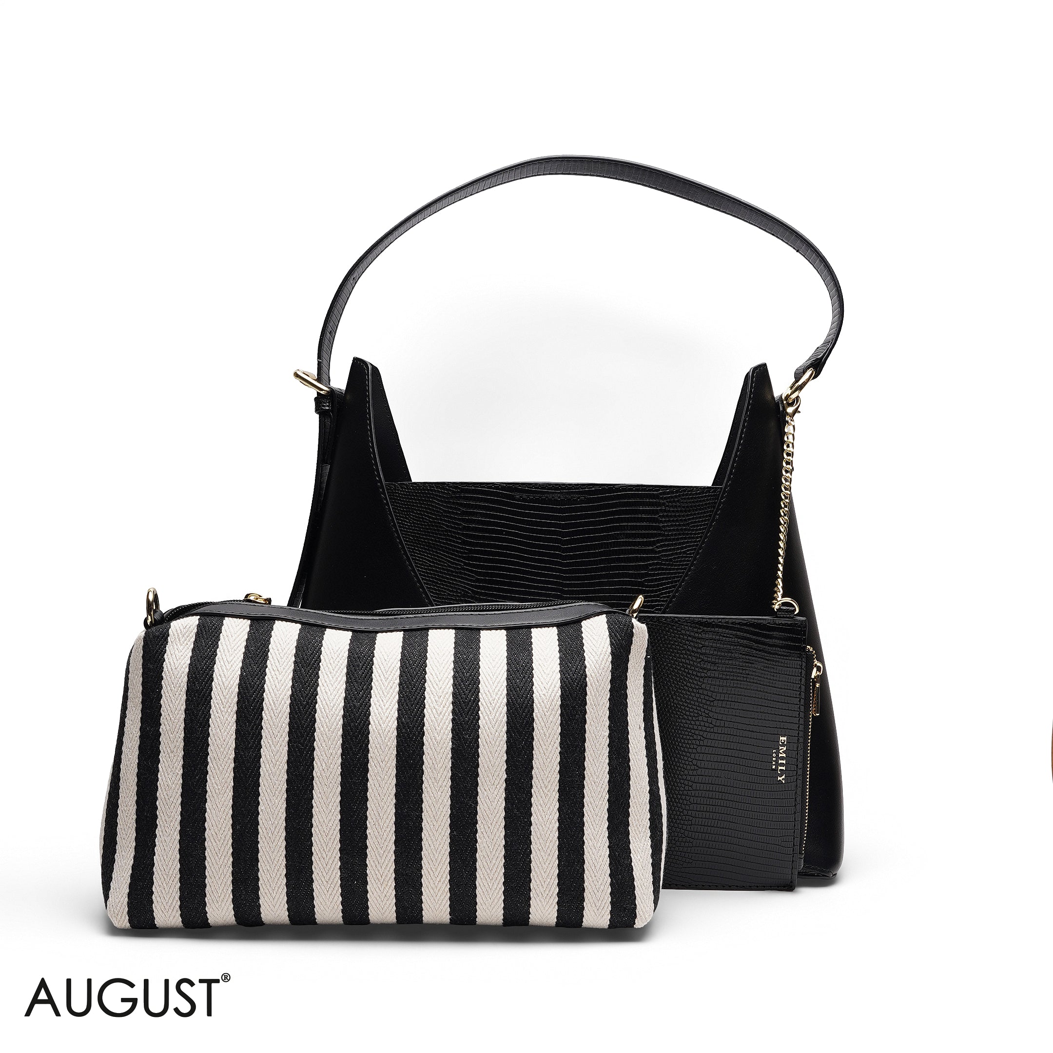EMILY LORAN HOBO BAG WITH POUCH