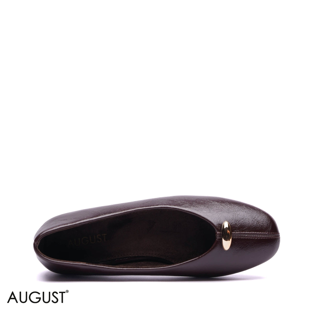GOLD EMBELLISHED BALLET FLATS