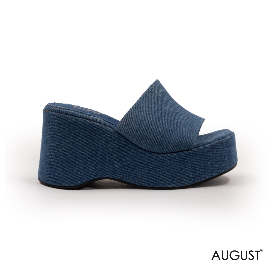 SUEDE PLATFORM SLIPPER