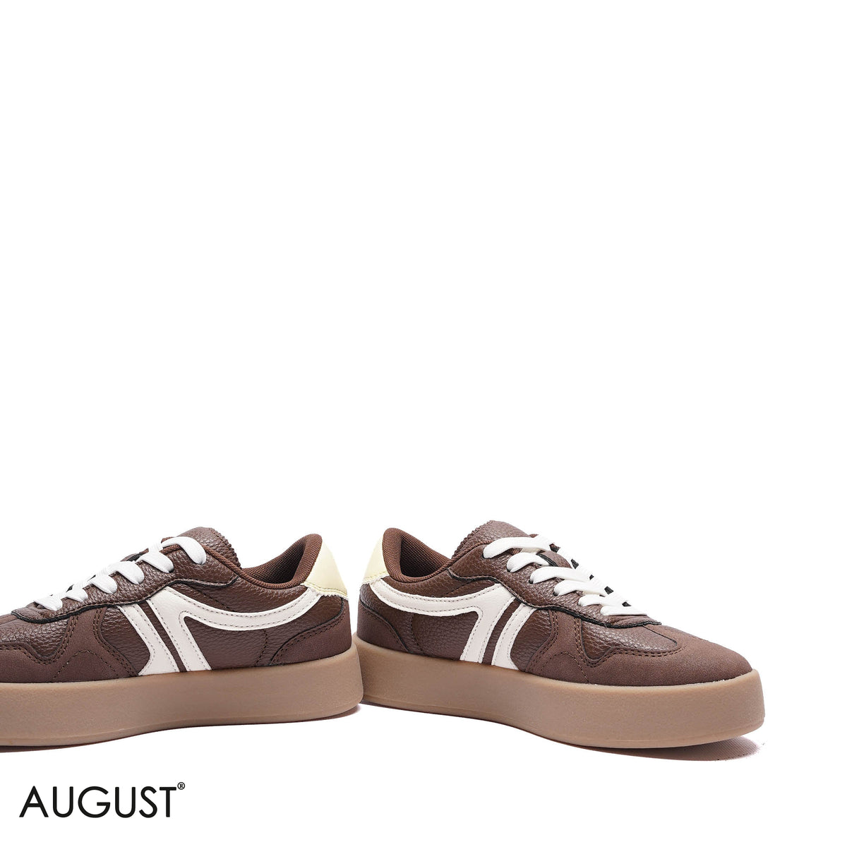 CONTRAST STRIPE PLATFORM SNEAKERS