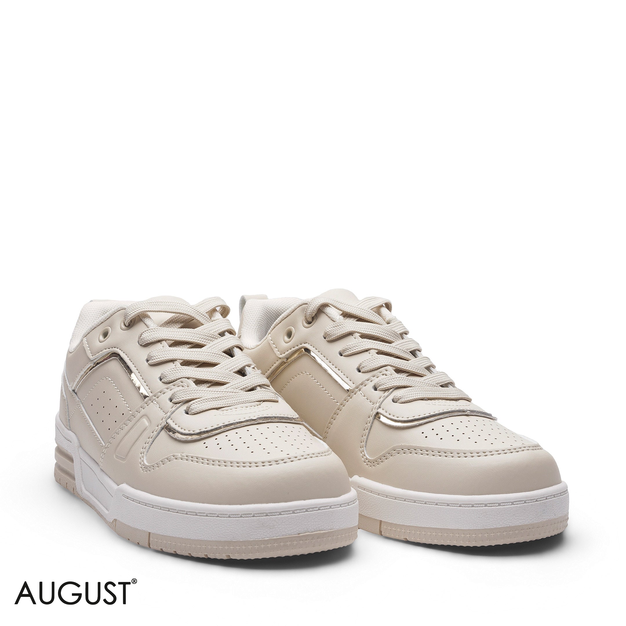 Elegant Sand Beige Chunky Sole Sneaker