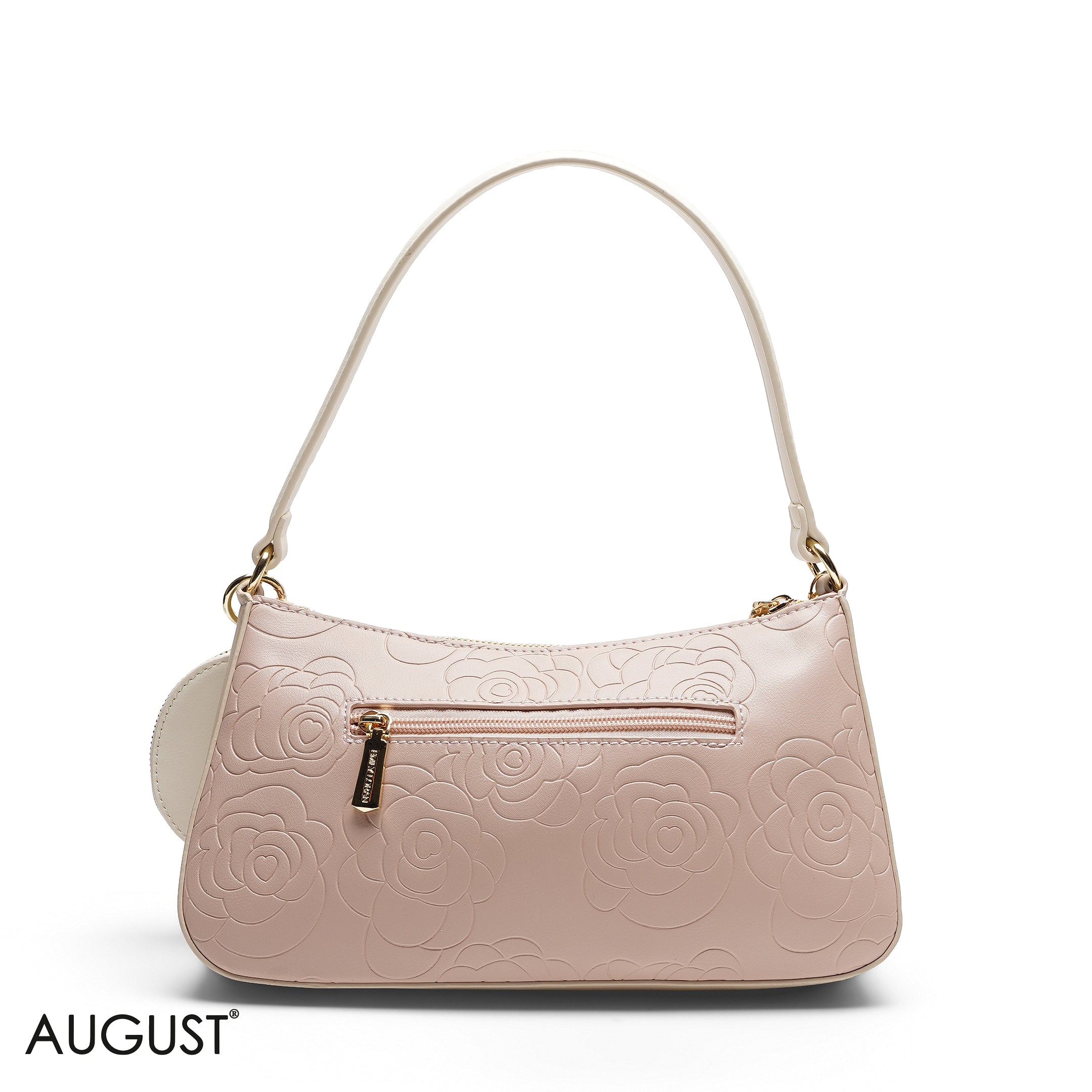EMBOSSED MULTI-POUCH SHOULDER BAG SET