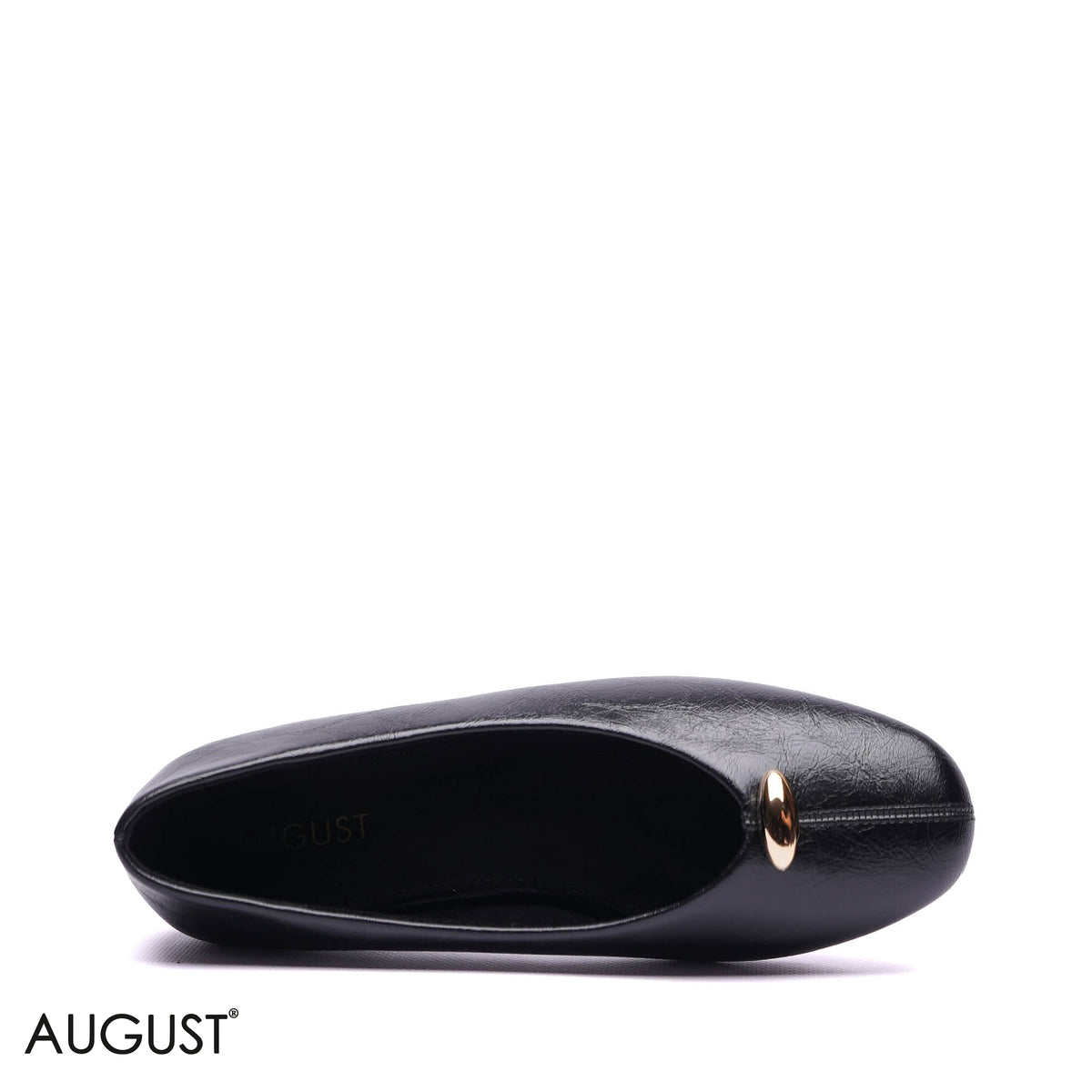 GOLD EMBELLISHED BALLET FLATS