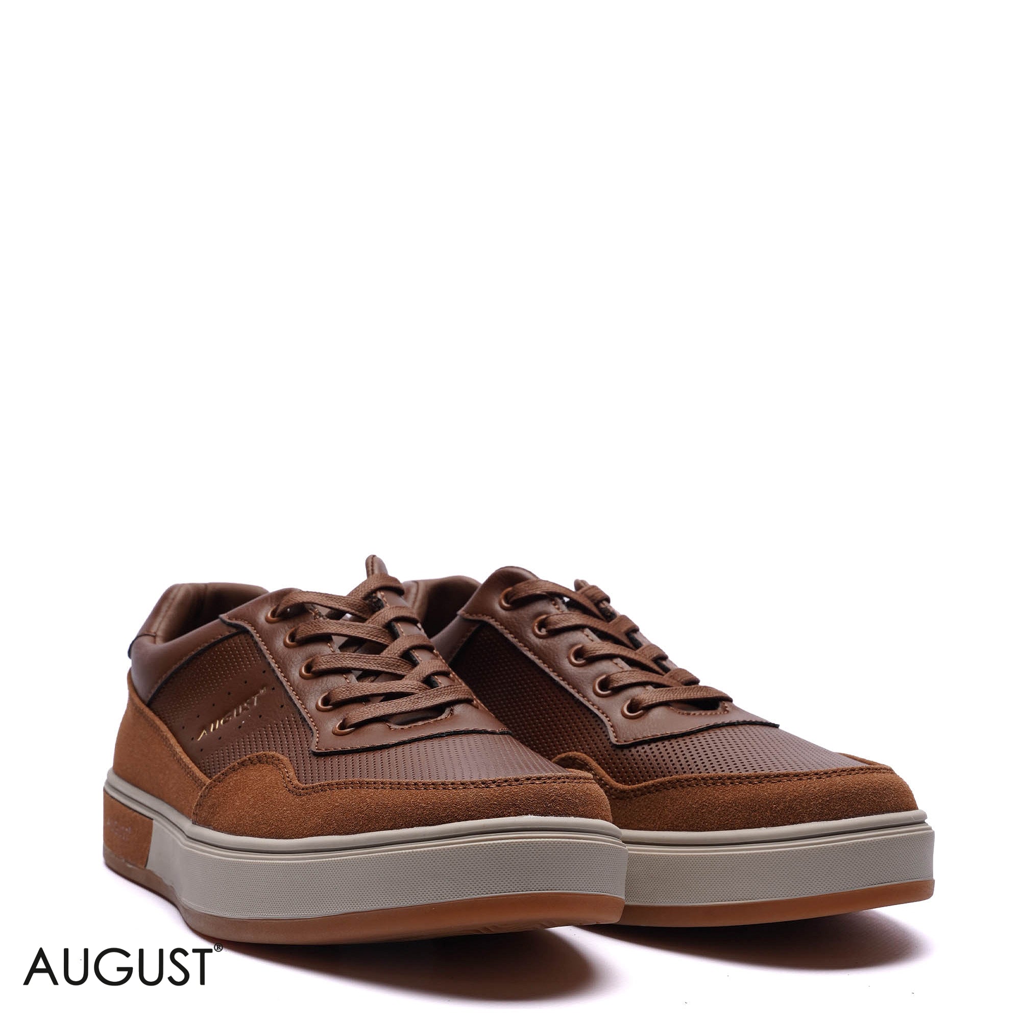 Premium Leather & Suede Mixed Sneakers