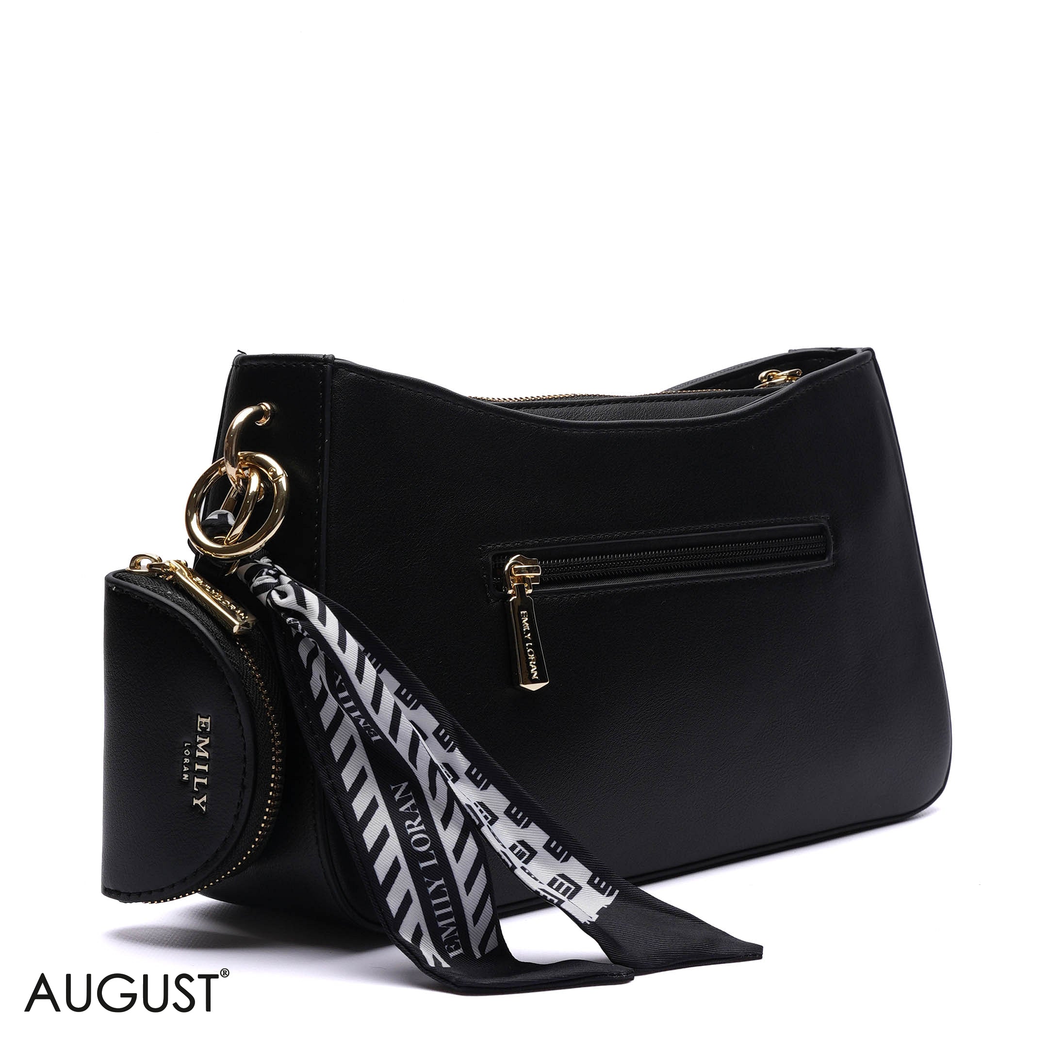 MONOGRAM PANELLED SHOULDER BAG