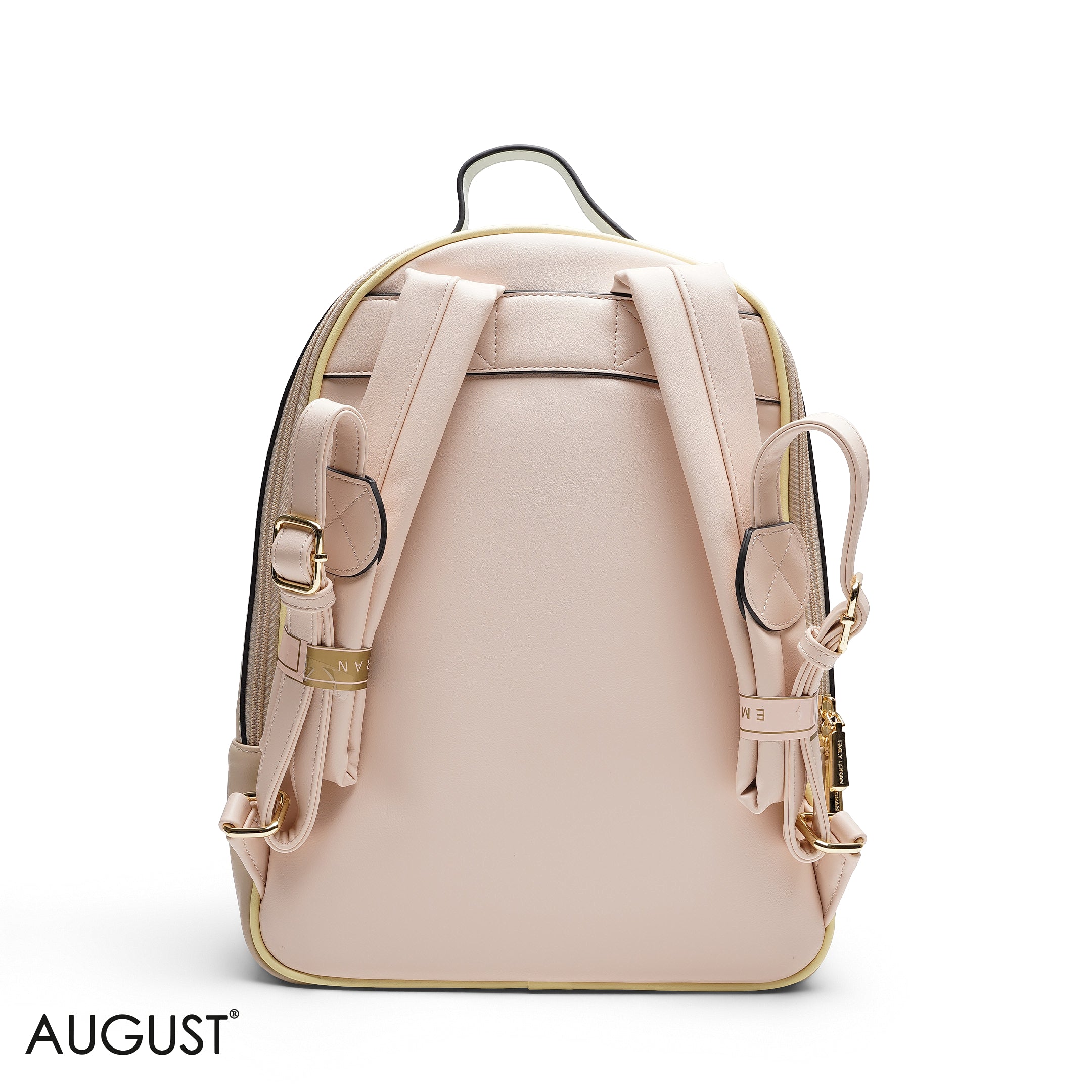 EMBOSSED PANELLED BACKPACK