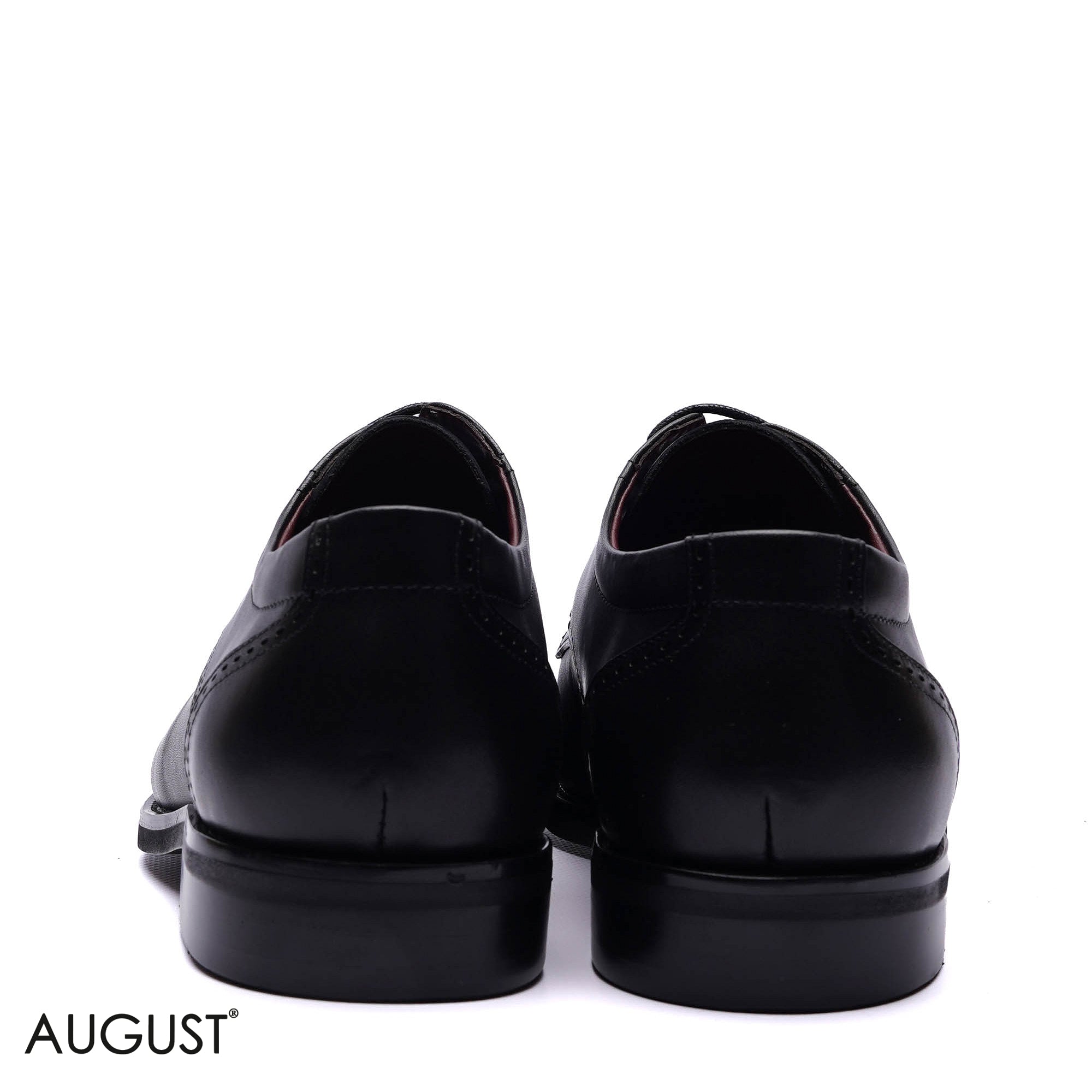 Premium Leather Formal Cap-Toe Derby Shoes