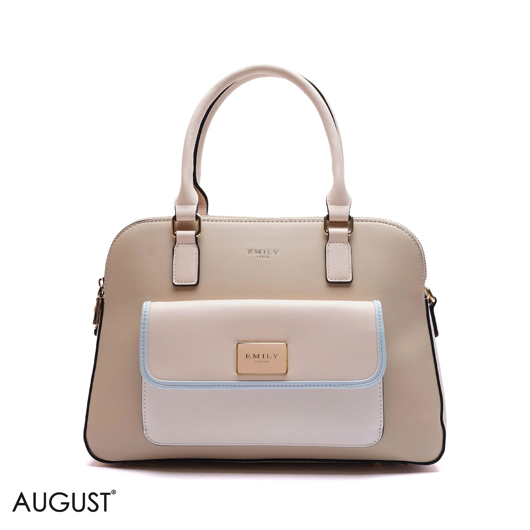 DOME FRONT-POCKET HANDBAG - LARGE