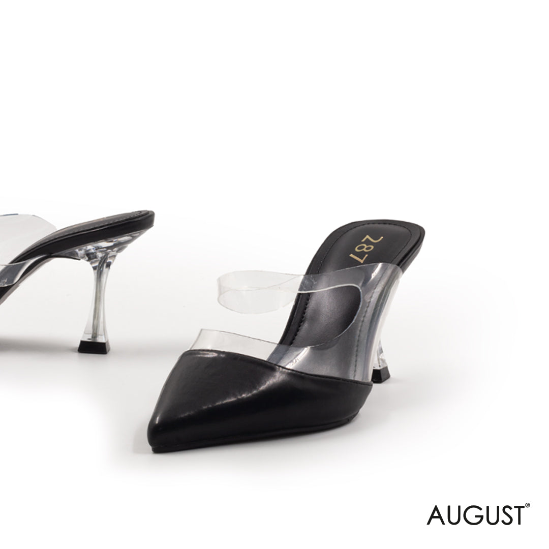 HIGH-HEEL VINYL SLIPPER