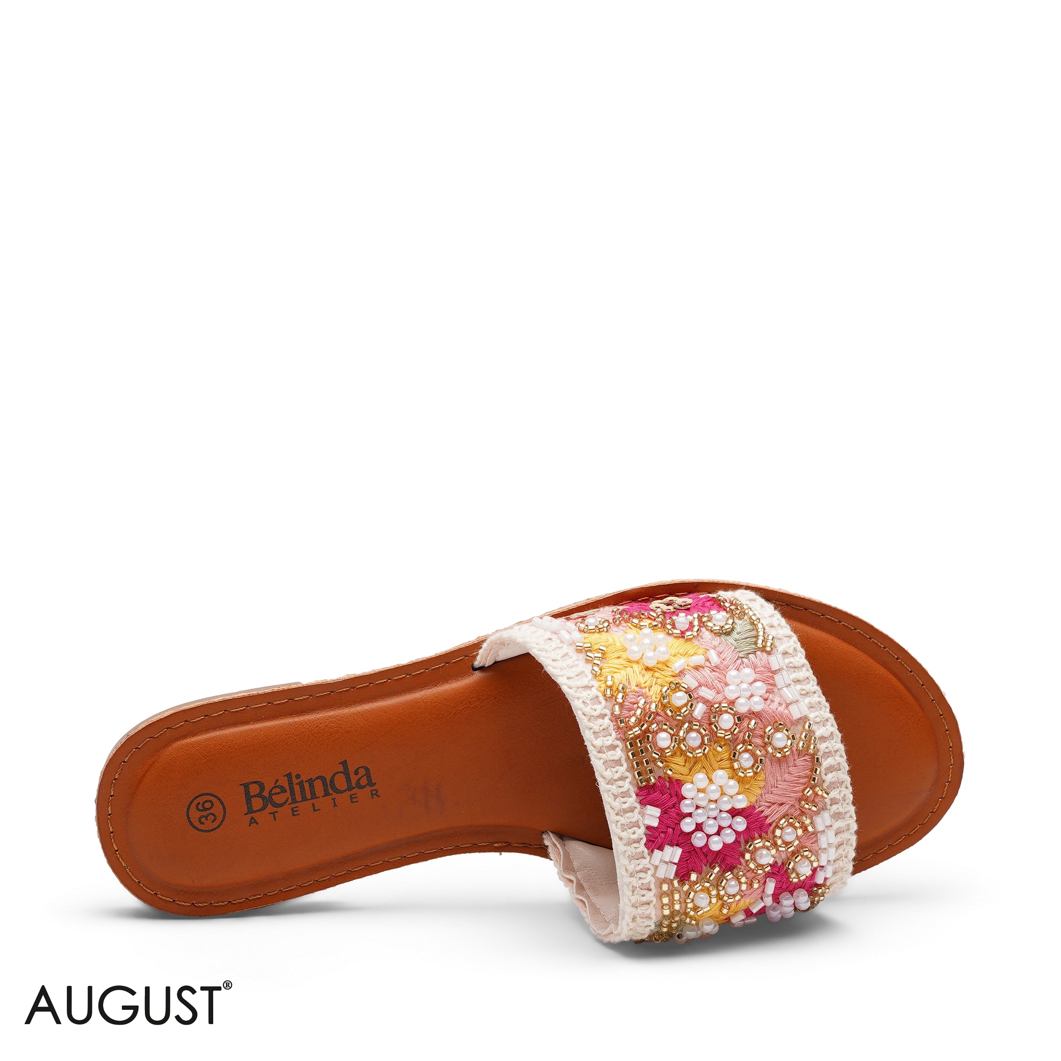 EMBELLISHED ARTISAN WOVEN TEXTILE SLIPPERS
