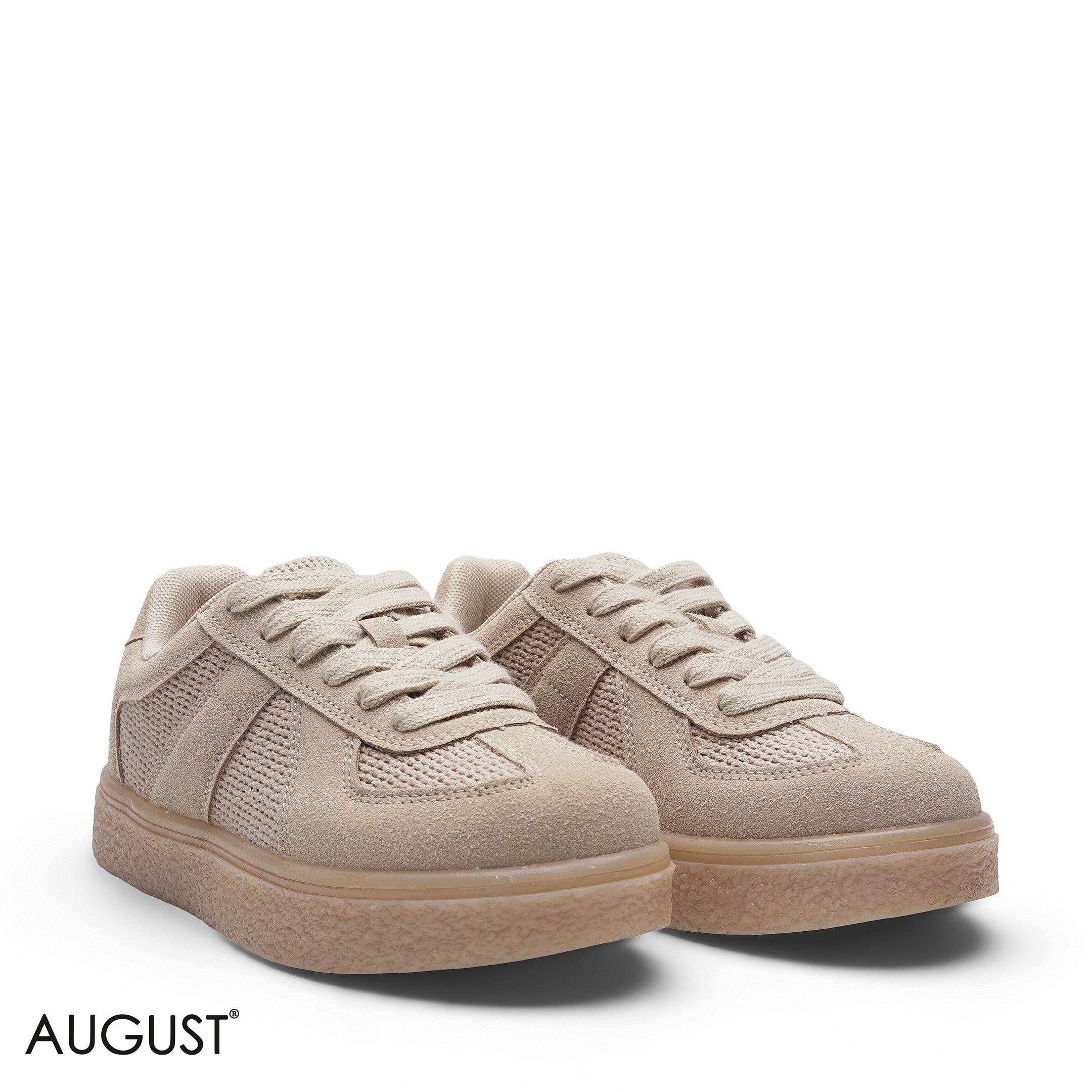 ELEGANT SAND BEIGE SUEDE CLASSIC SNEAKER