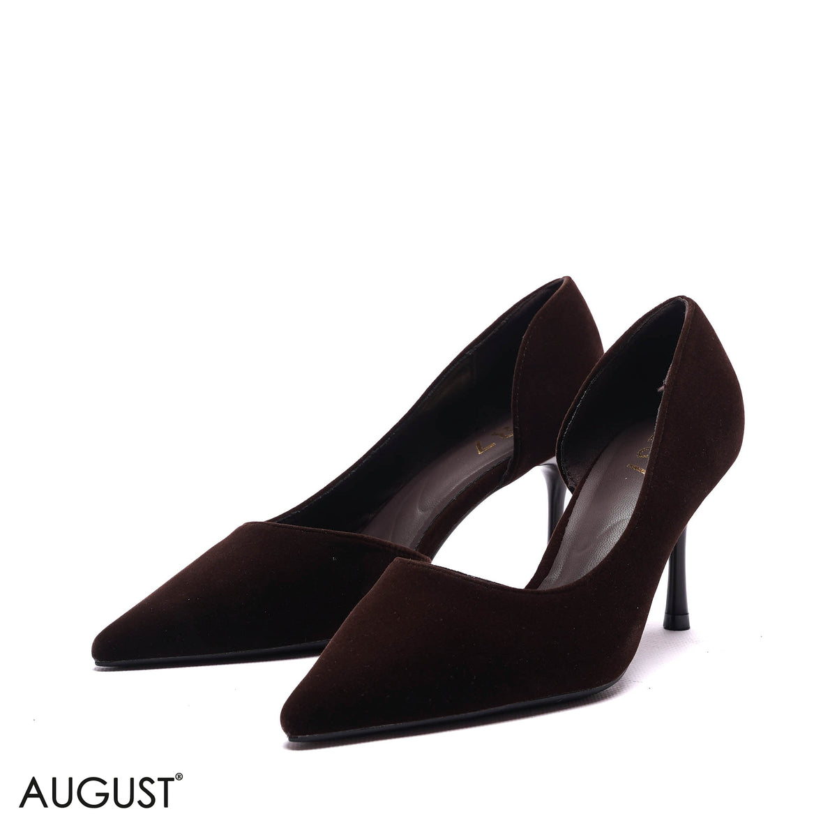 D’ORSAY VELVET POINTED PUMPS