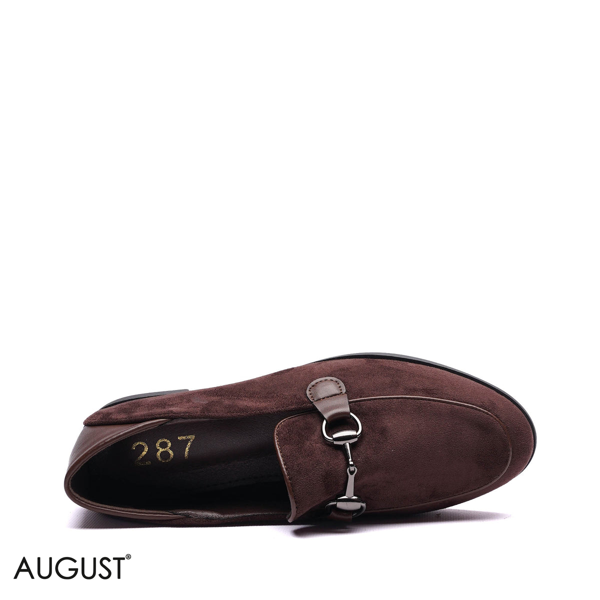 HORSEBIT SUEDE MIXED-MATERIAL LOAFERS