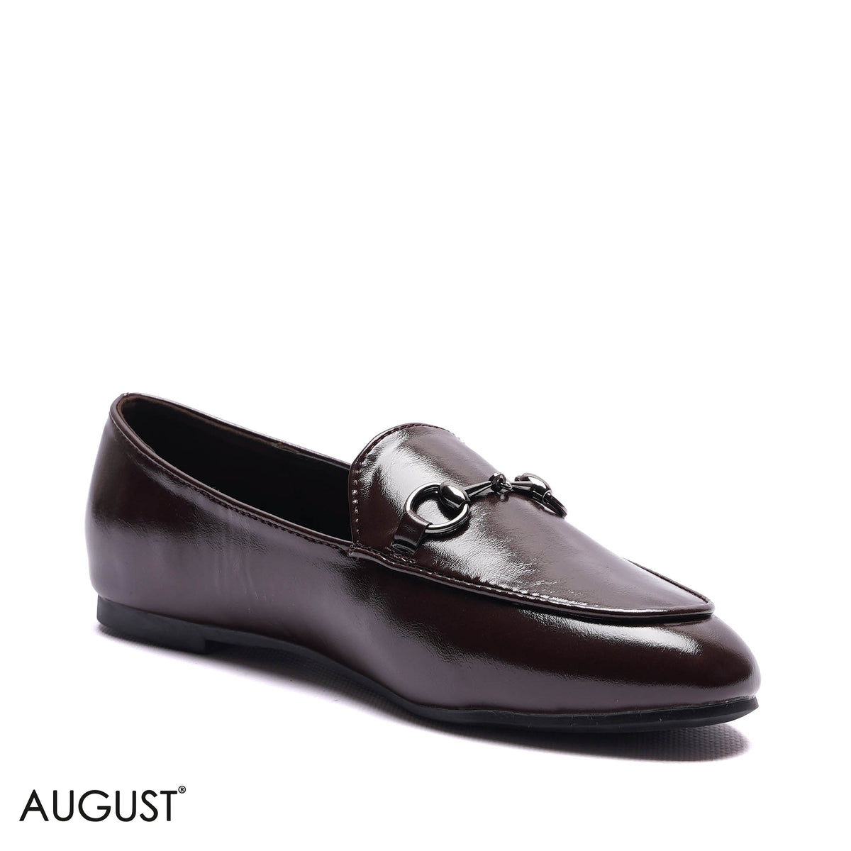 HORSEBIT LEATHER-LOOK LOAFERS