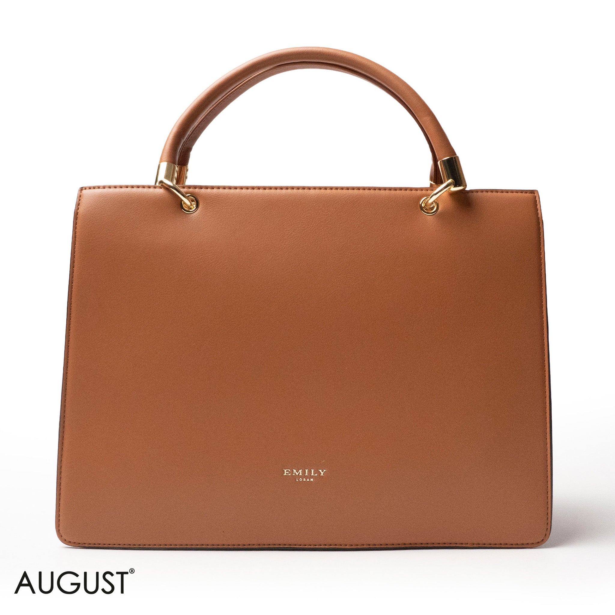 TIGER LEATHER HANDBAG WITH FLAP - LARGE