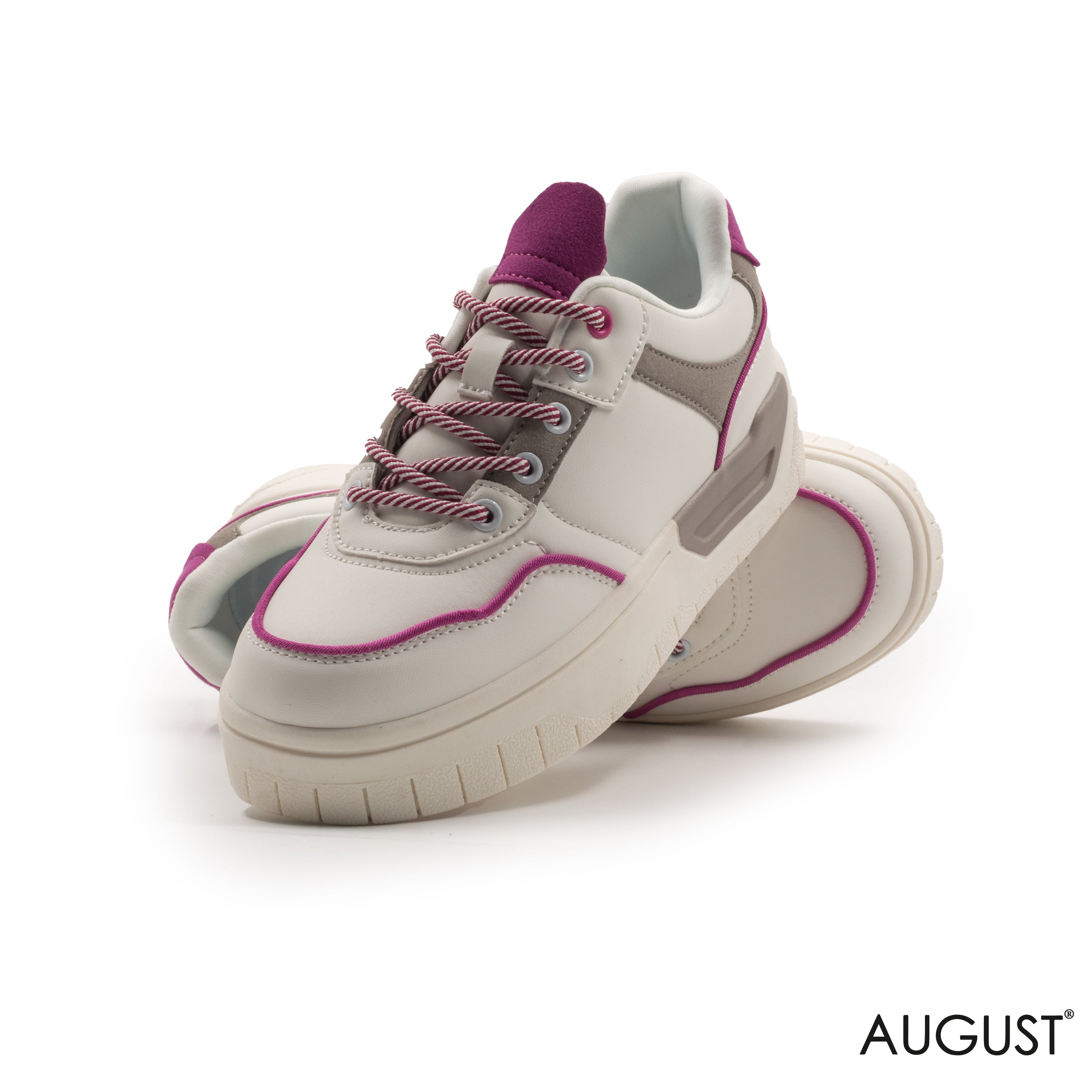 LEATHER SHOES RUBBER SOLE ,FABRIC LACES