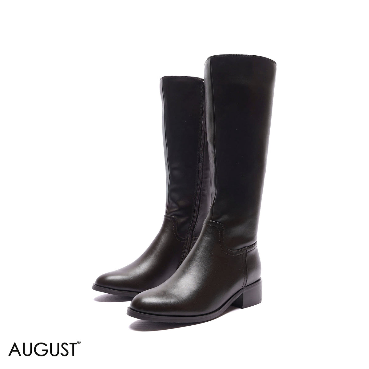 CLASSIC RIDING-STYLE KNEE-HIGH BOOTS