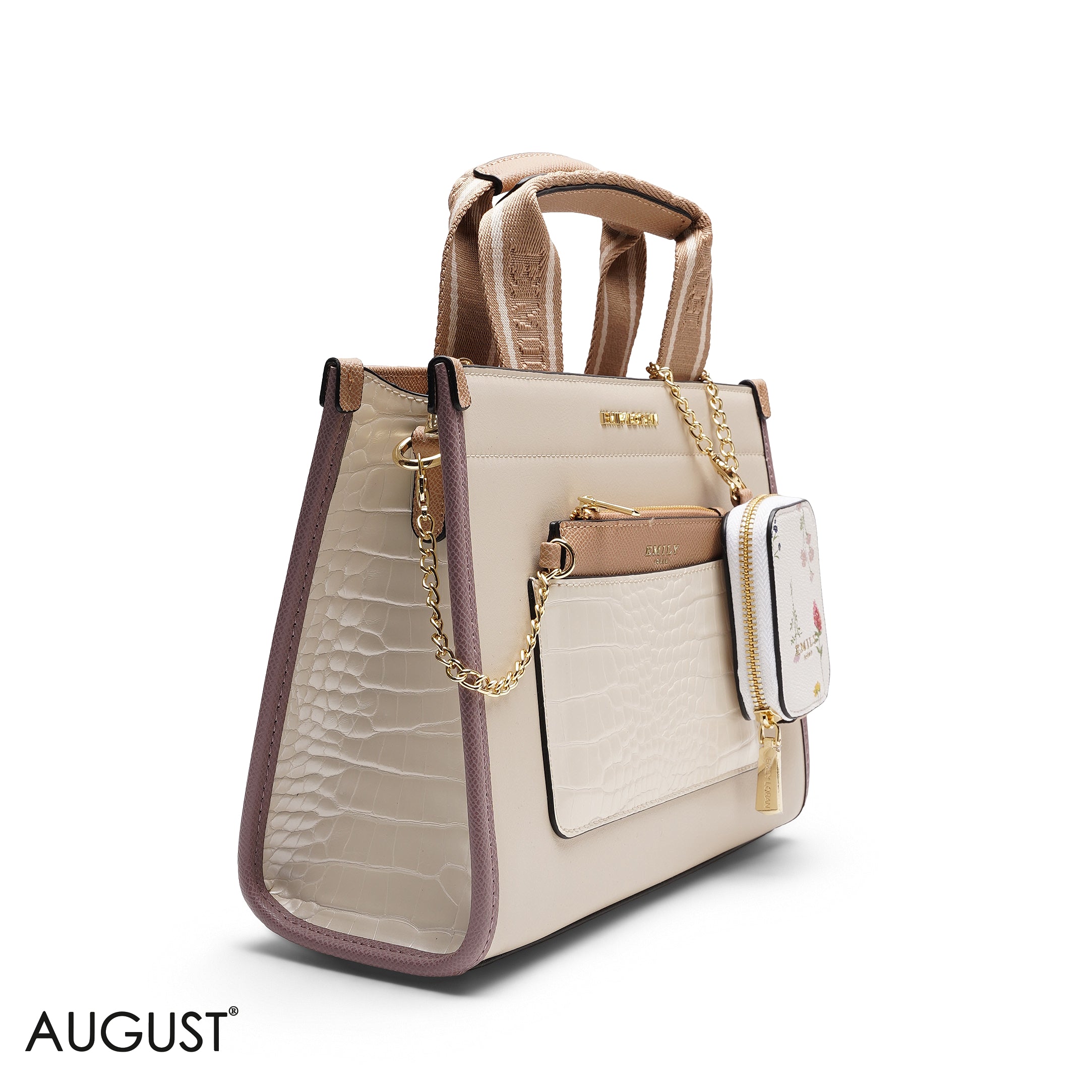 STRUCTURED MULTI-POUCH TOTE BAG SET