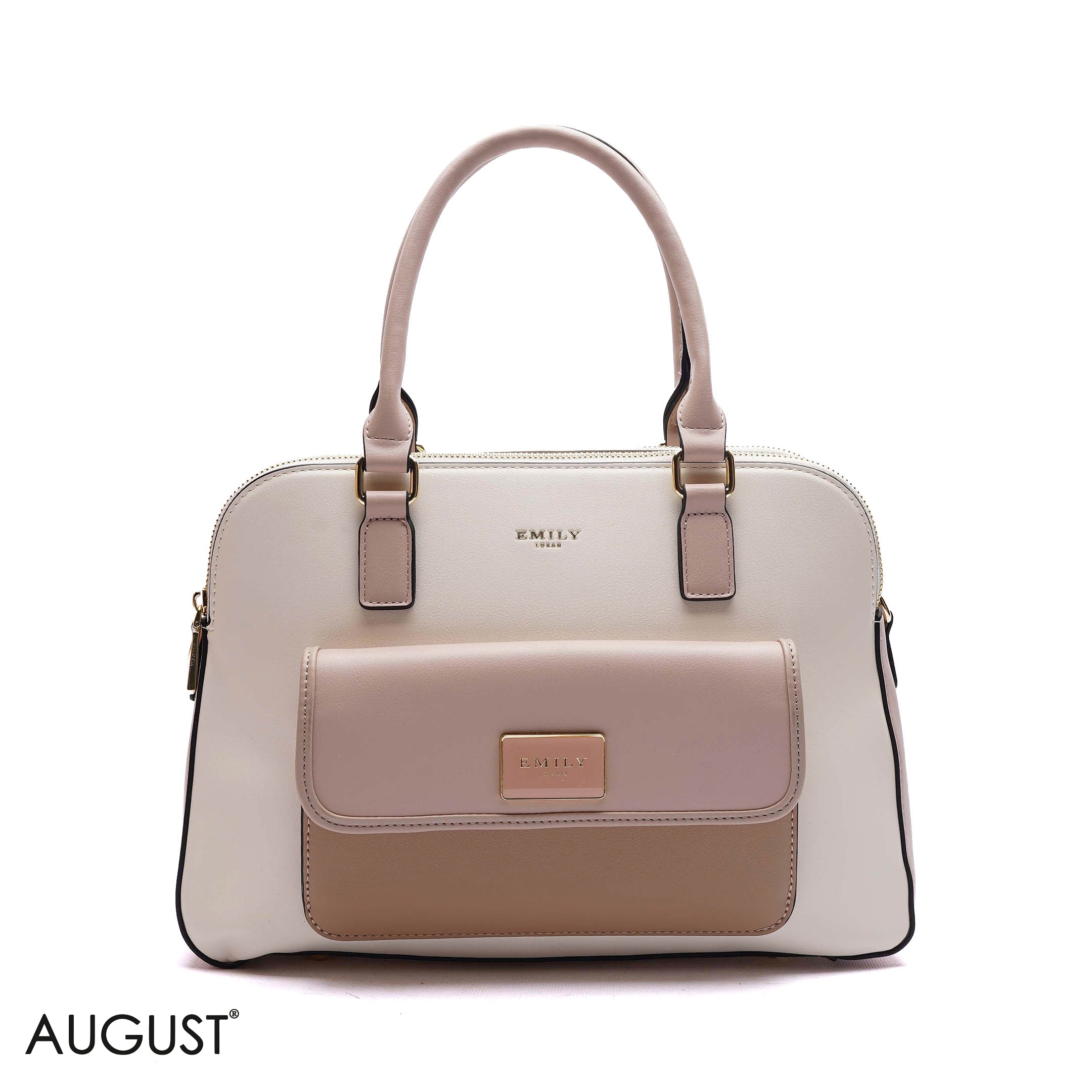 DOME FRONT-POCKET HANDBAG - LARGE