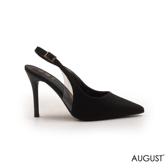HIGH-HEEL FABRIC SLINGBACK SHOES